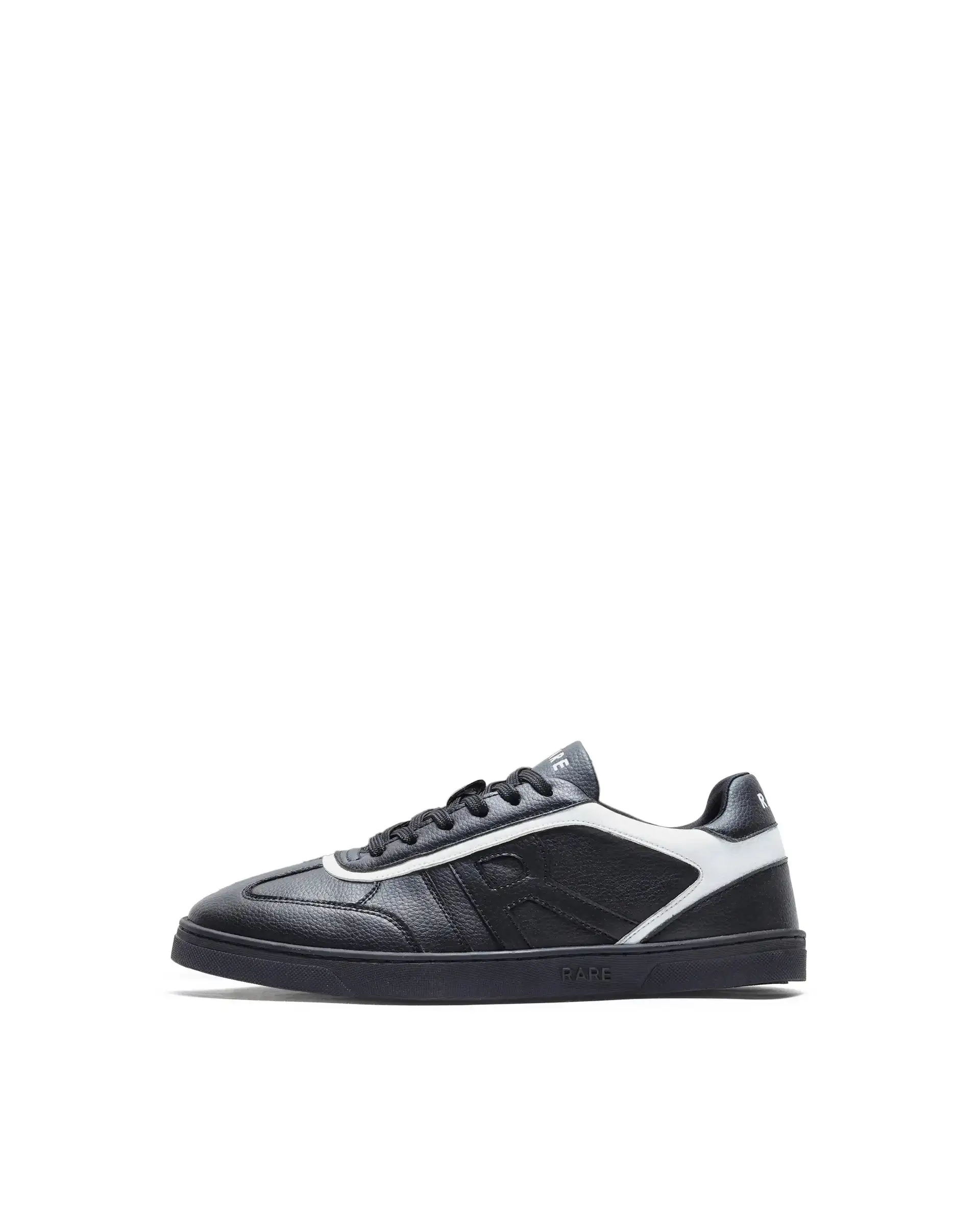 Rare Rabbit Men's Dual Black Micro Leather Sneaker - Image 8
