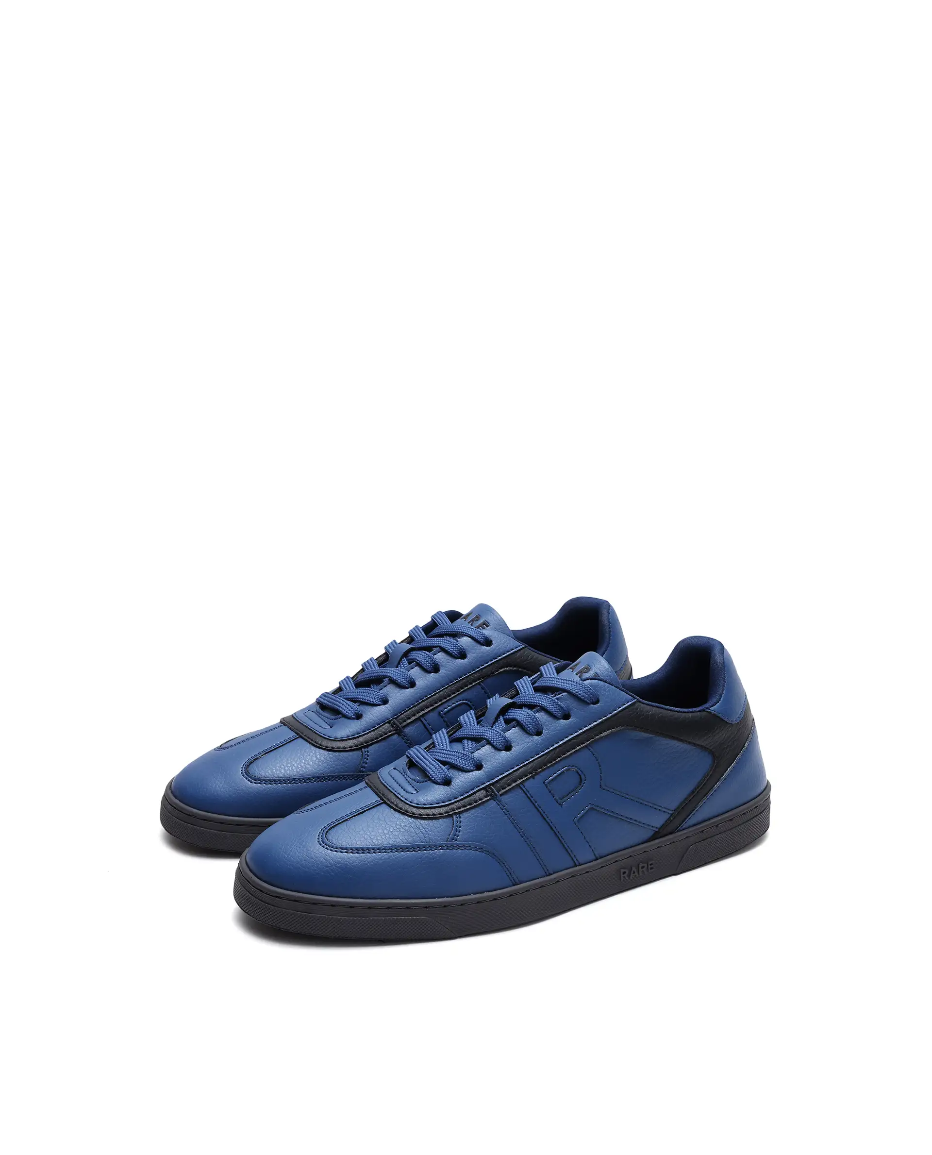 Rare Rabbit Men's Dual Navy Micro Leather Sneaker - Image 2