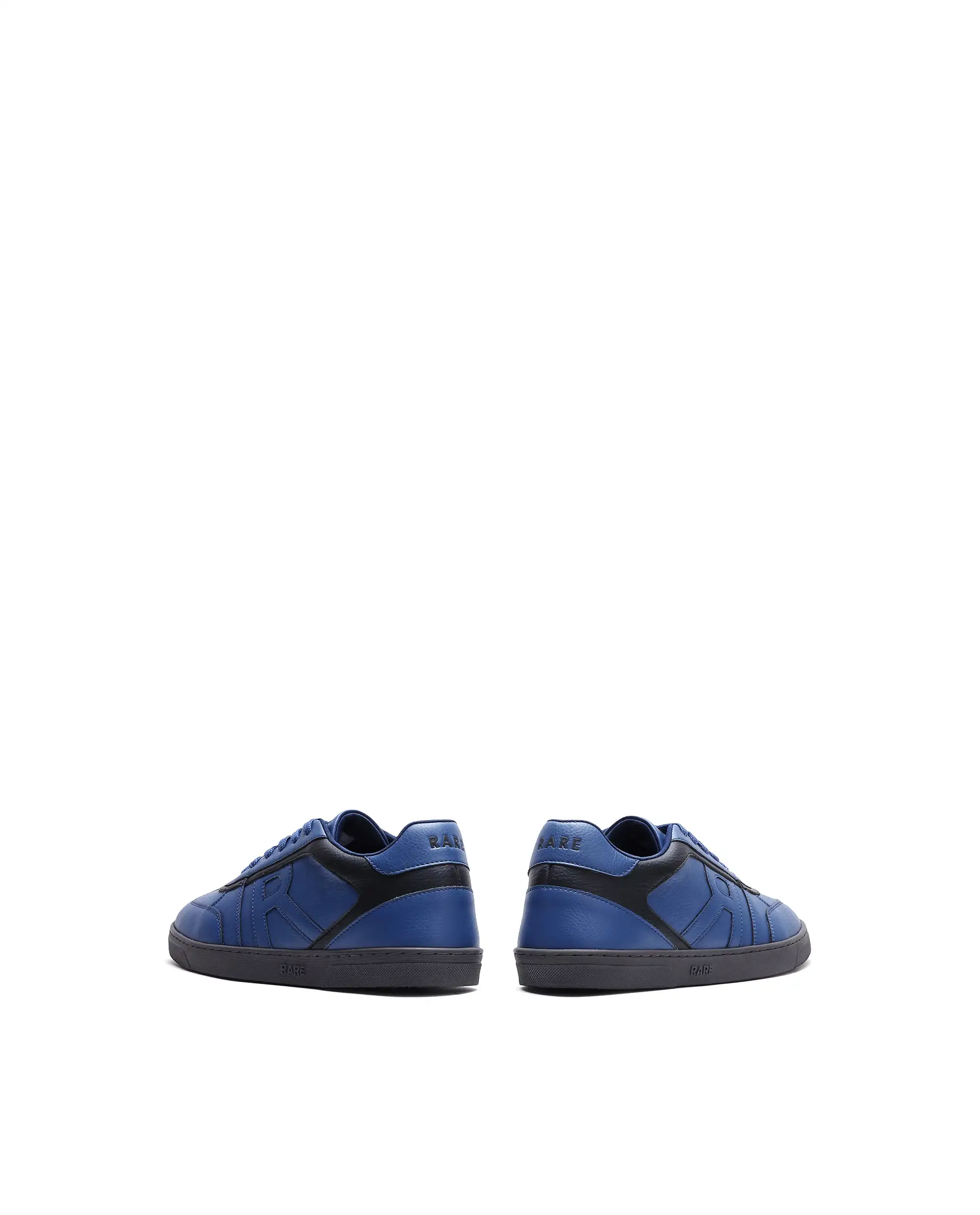 Rare Rabbit Men's Dual Navy Micro Leather Sneaker - Image 4