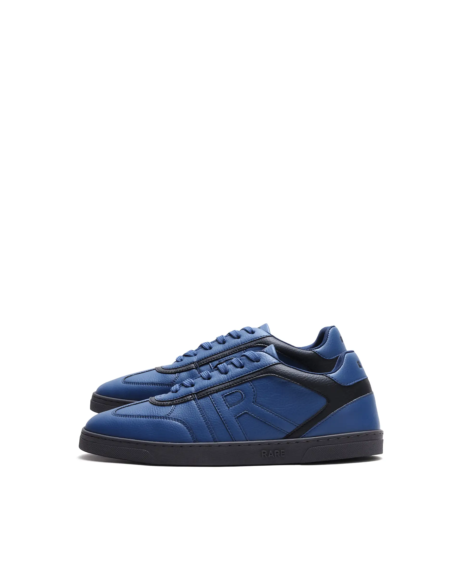 Rare Rabbit Men's Dual Navy Micro Leather Sneaker - Image 6