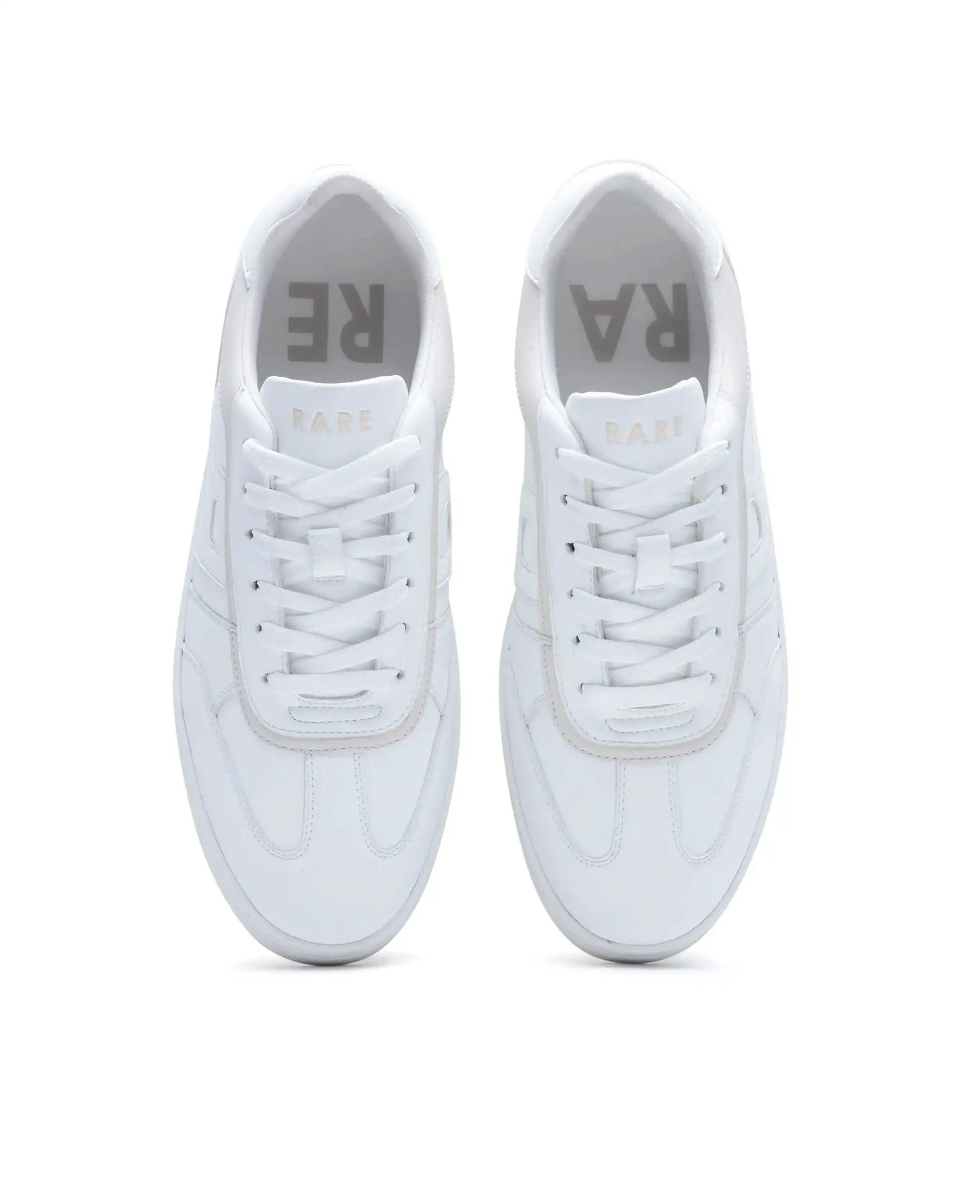 Rare Rabbit Men's Dual White Micro Leather Sneaker - Image 2
