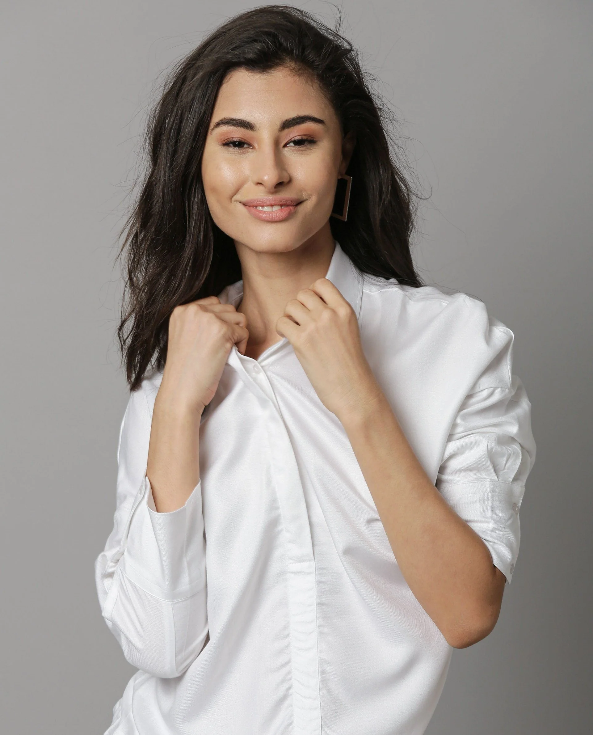 Rareism Women Dupe White Top Short Sleeves Solid - Image 2