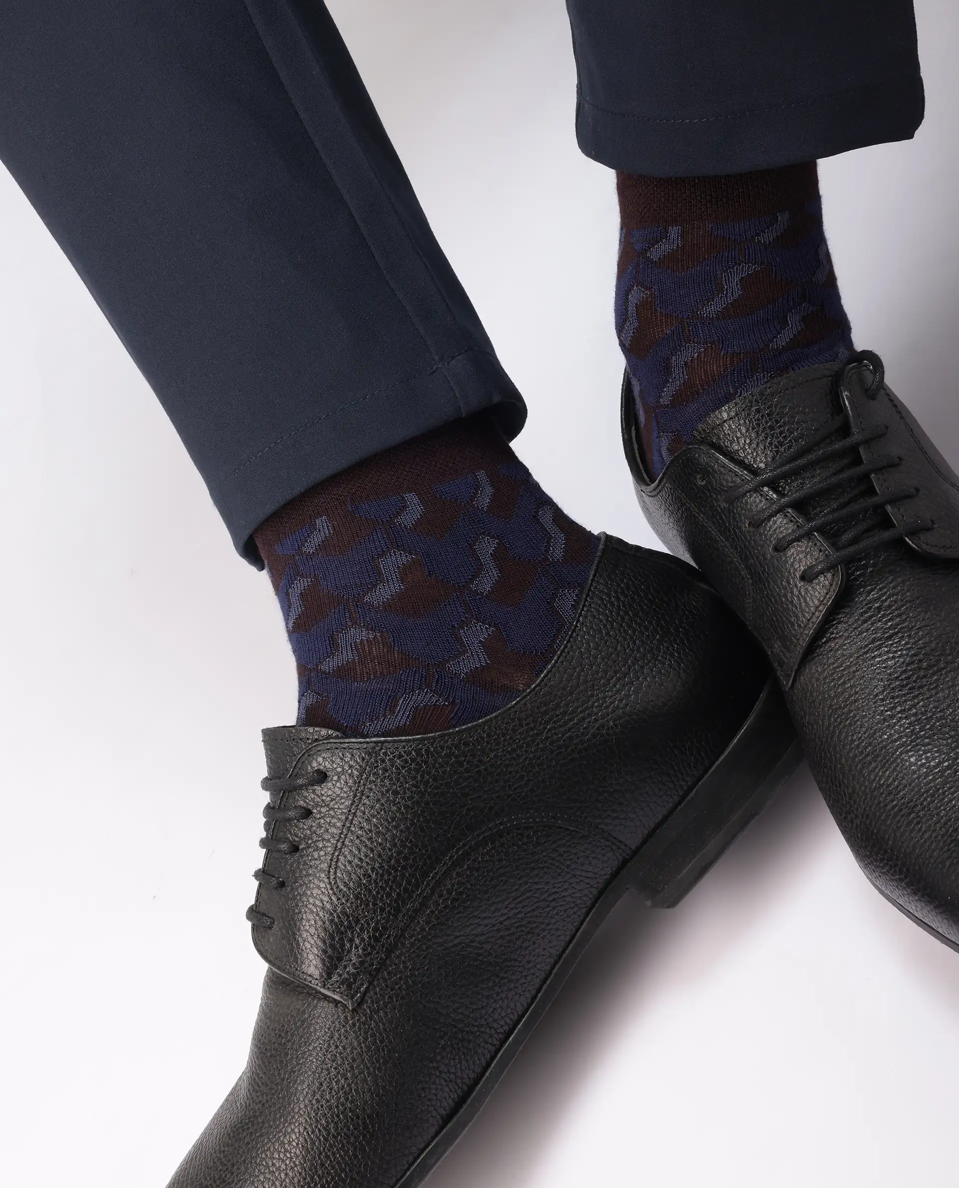 Rare Rabbit Men Durab & Cont Assorted High Ankle Socks - Image 5