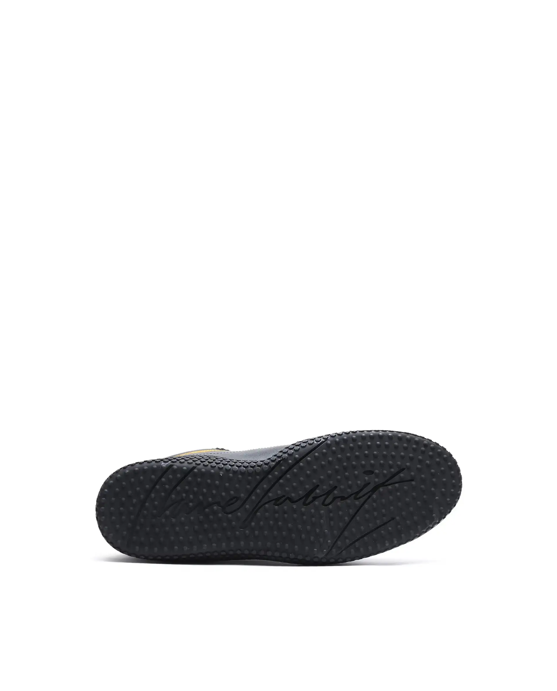 Rare Rabbit Men's Echo Black Micro Leather Sneaker - Image 7