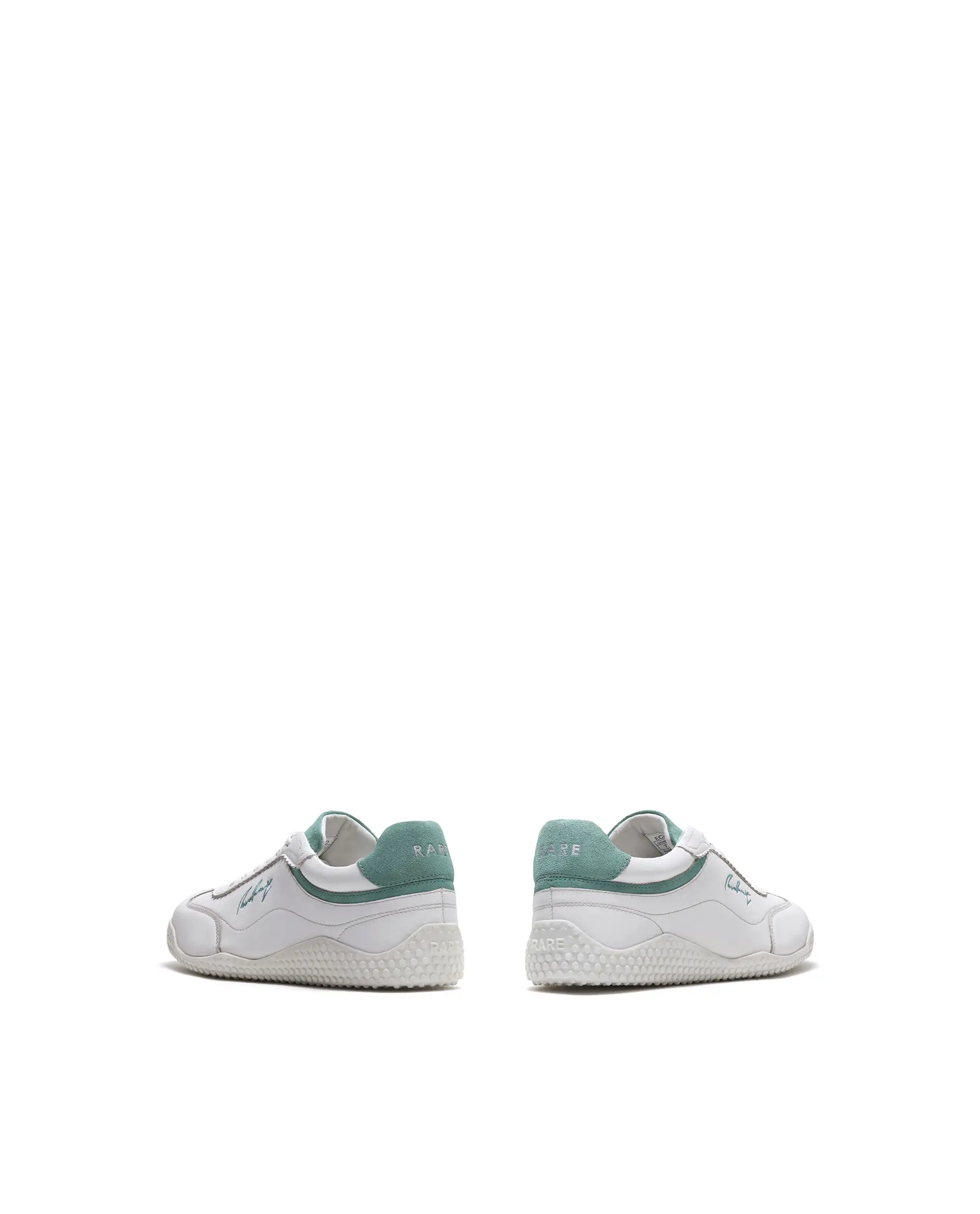 Rare Rabbit Men's Echo White Micro Leather Sneaker - Image 5