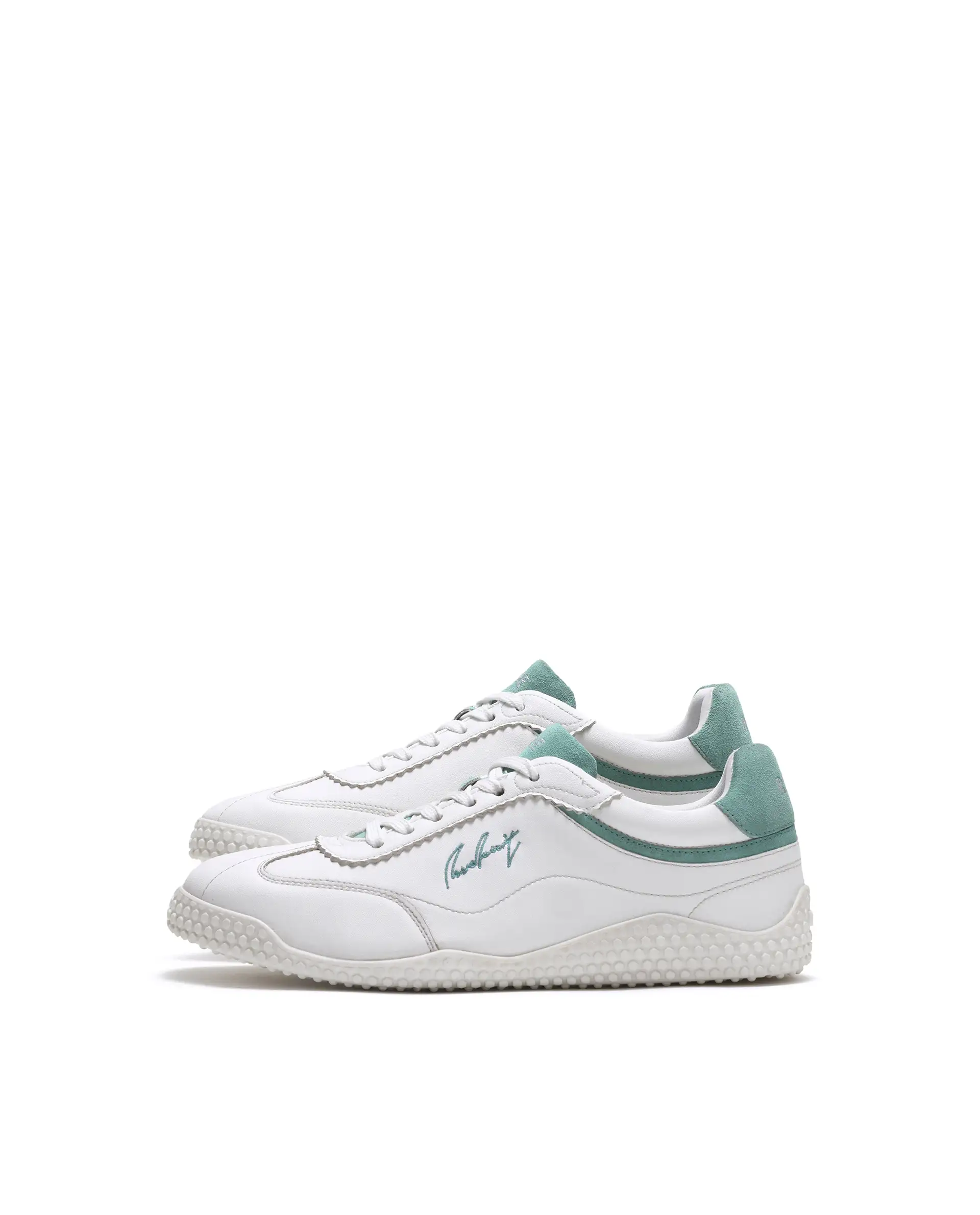 Rare Rabbit Men's Echo White Micro Leather Sneaker - Image 7