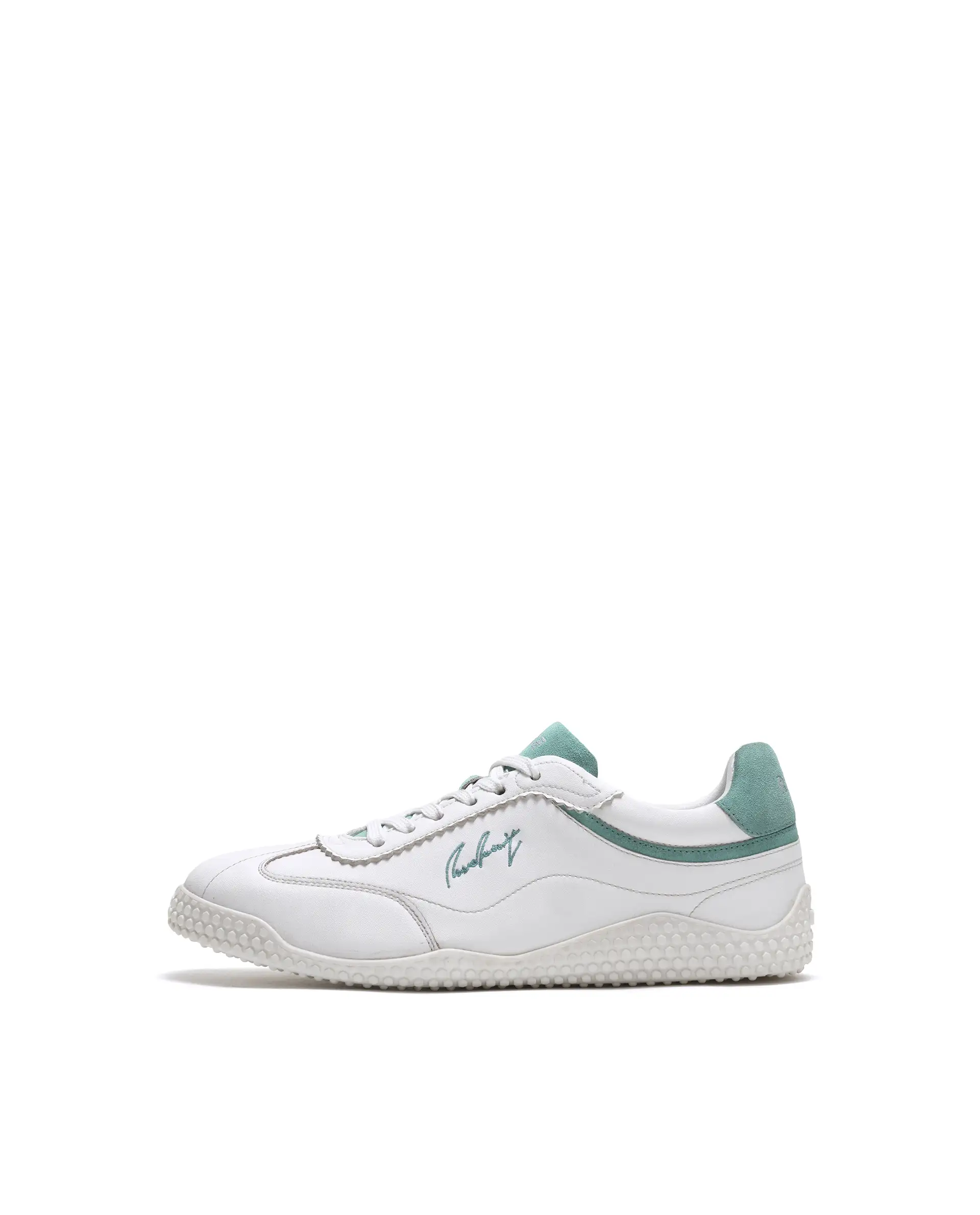 Rare Rabbit Men's Echo White Micro Leather Sneaker - Image 8