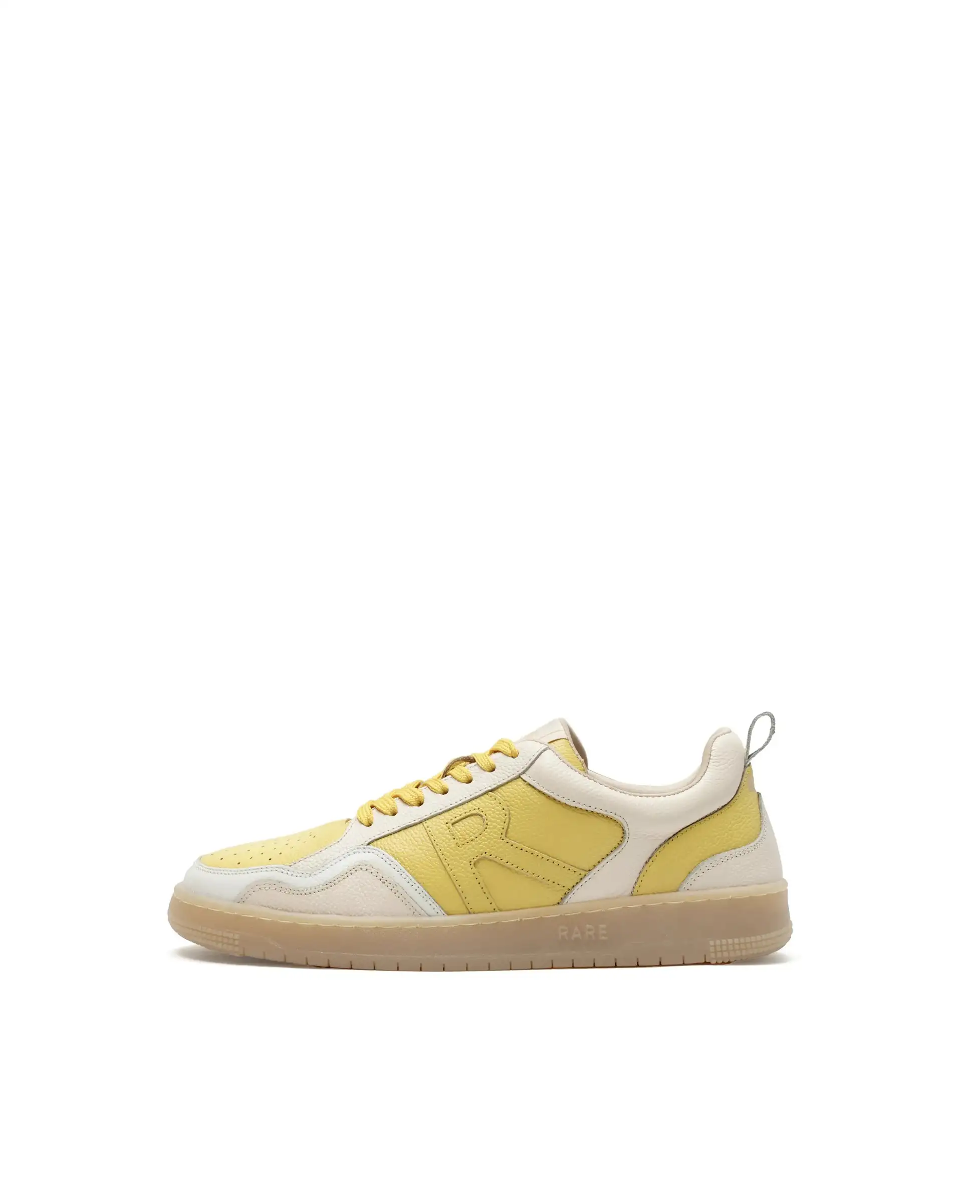 Rare Rabbit Men Edamon Yellow Leather Lace-Up Sneaker - Image 7