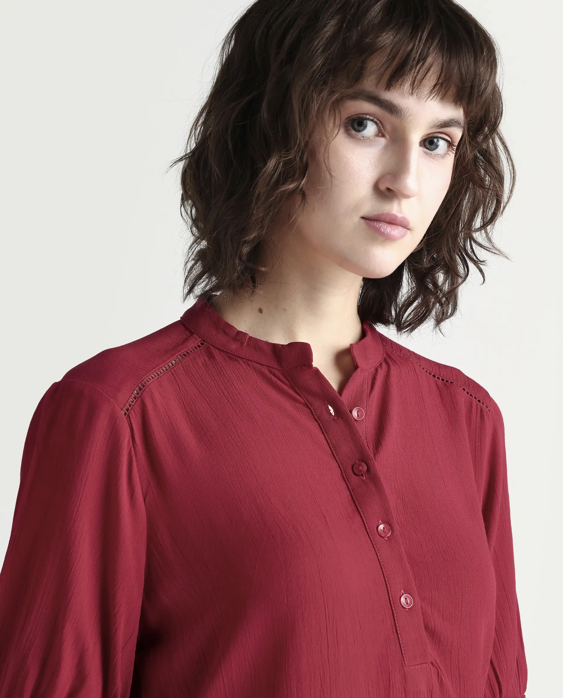 Rareism Women's Elane Red Ct Plain Top - Image 5