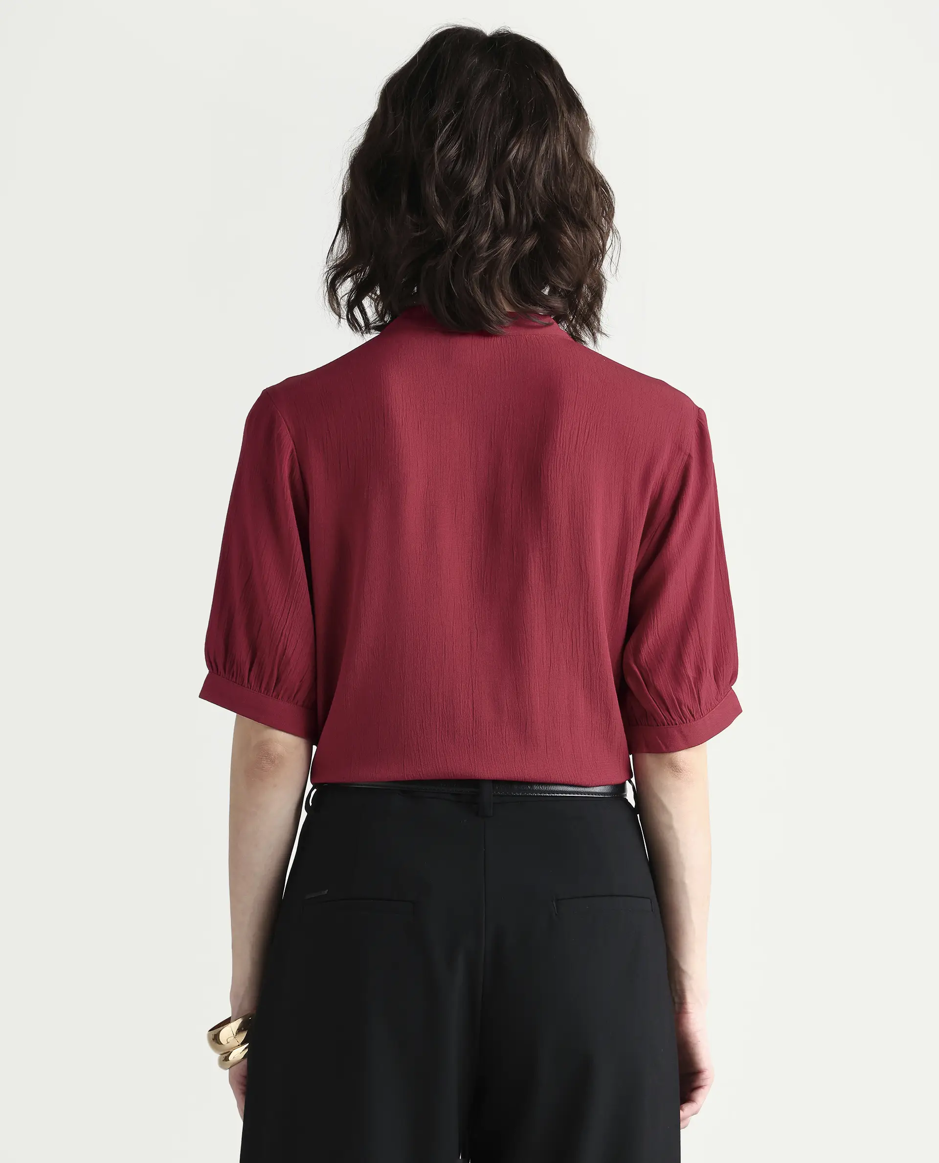 Rareism Women's Elane Red Ct Plain Top - Image 8