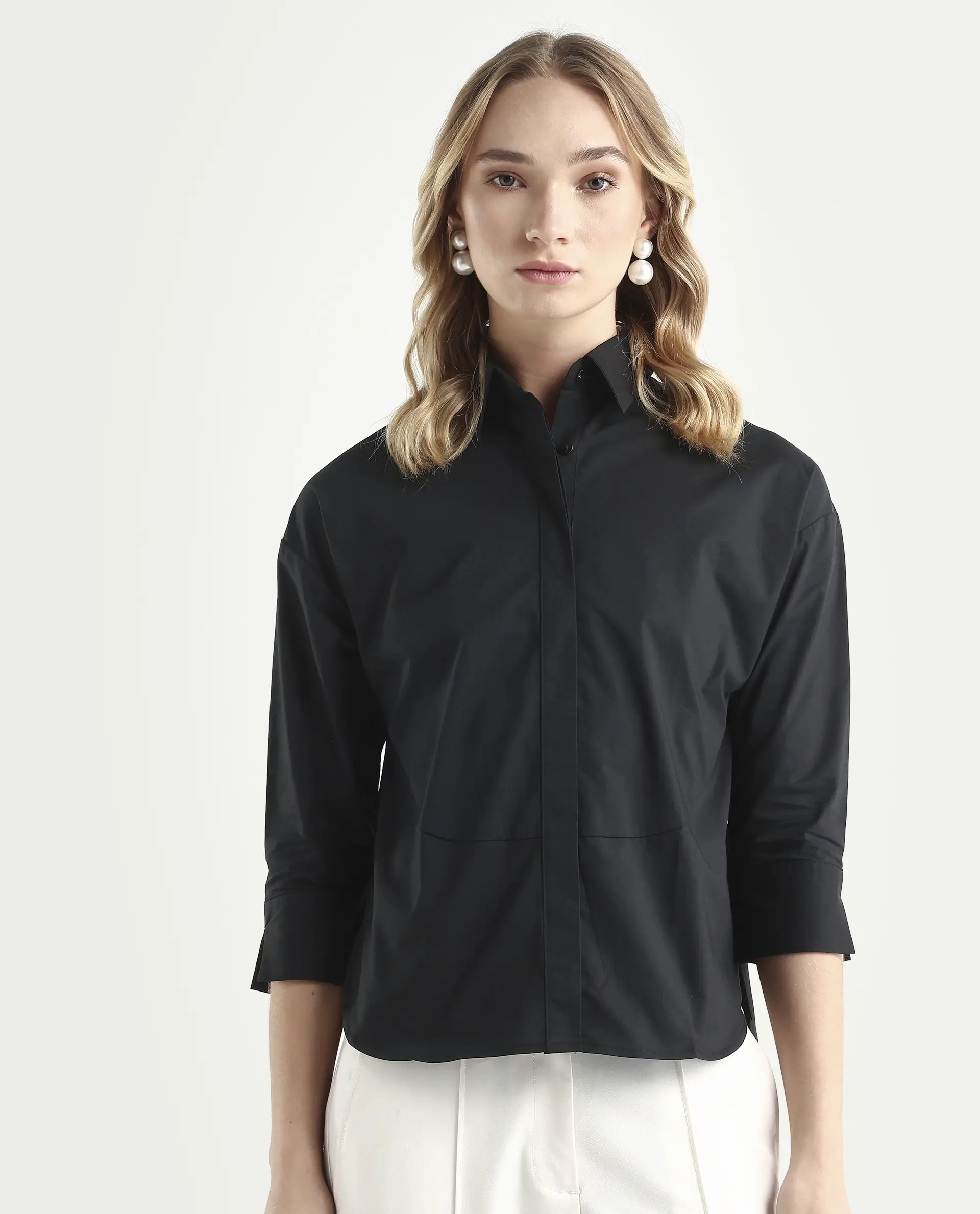 Rareism Women's Eleven Black Top - Image 3