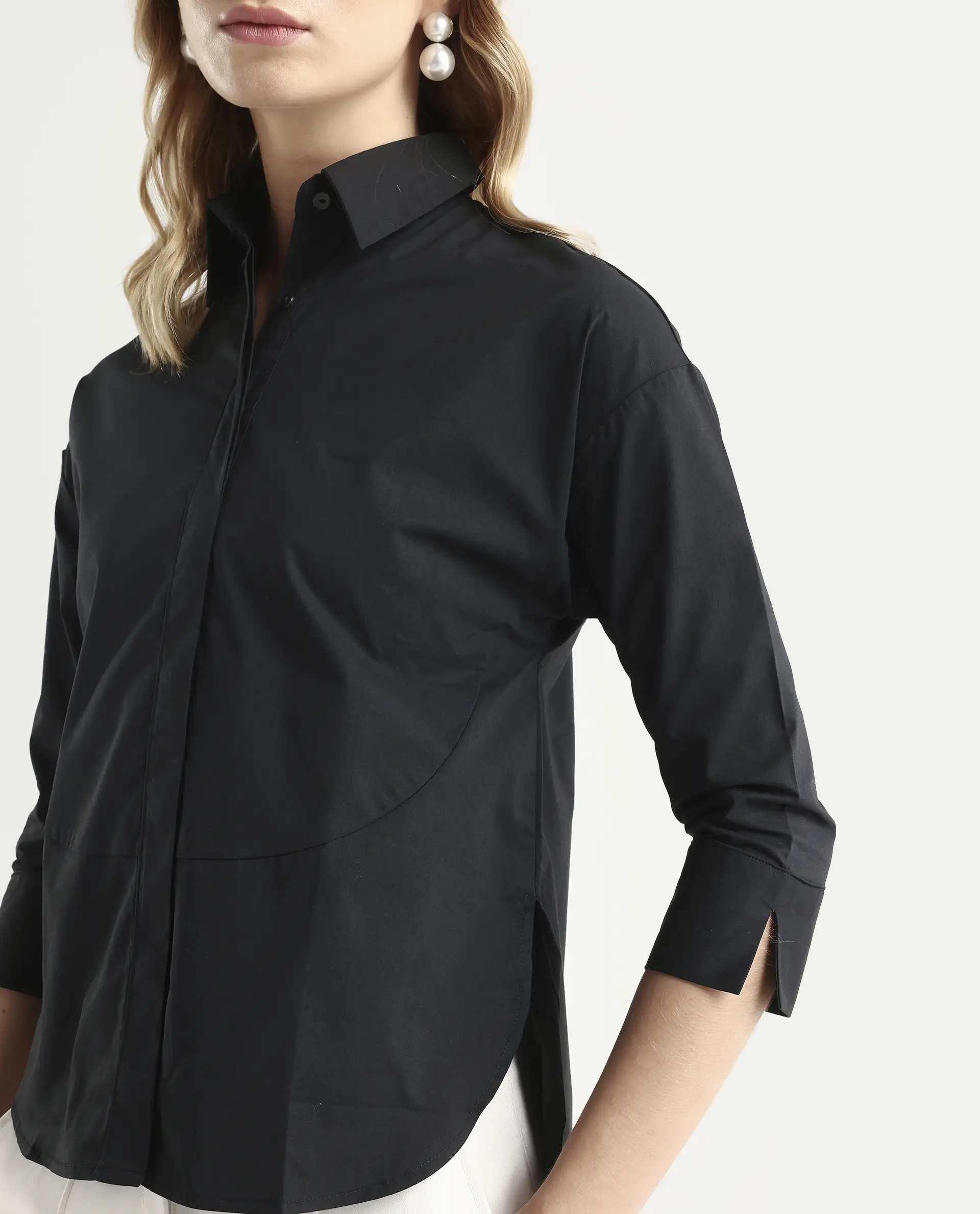 Rareism Women's Eleven Black Top - Image 4