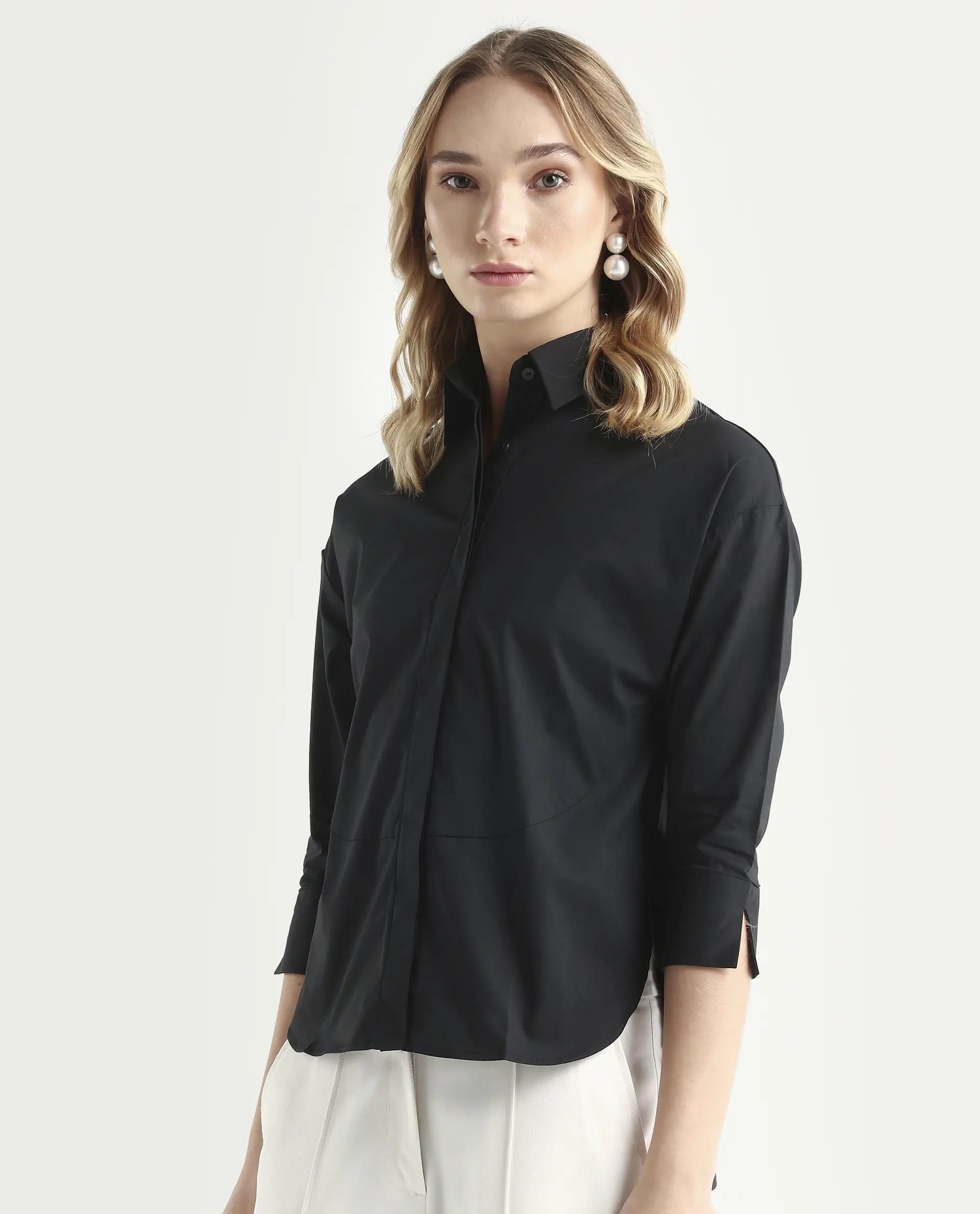 Rareism Women's Eleven Black Top - Image 5