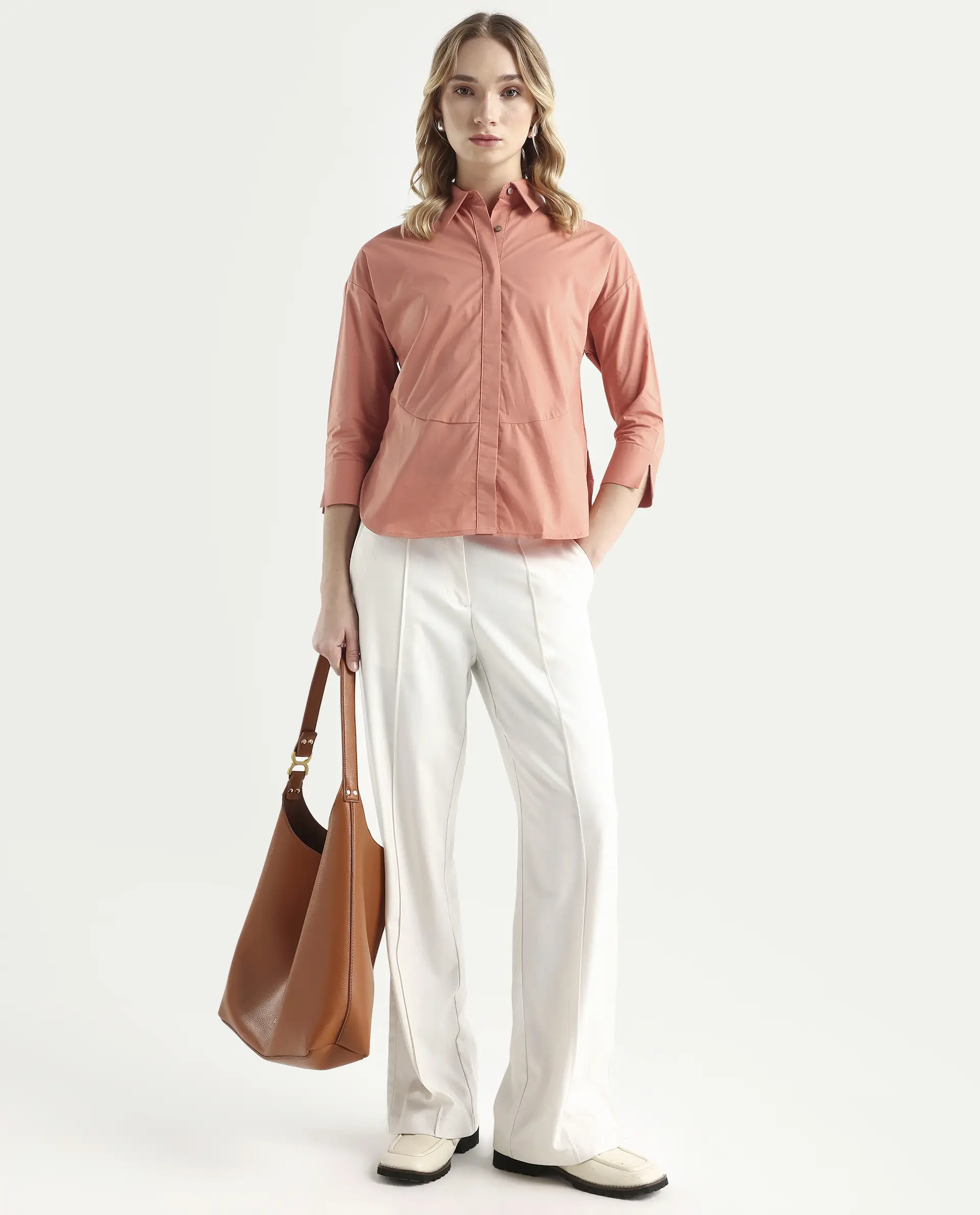 Rareism Women's Eleven Peach Top - Image 2