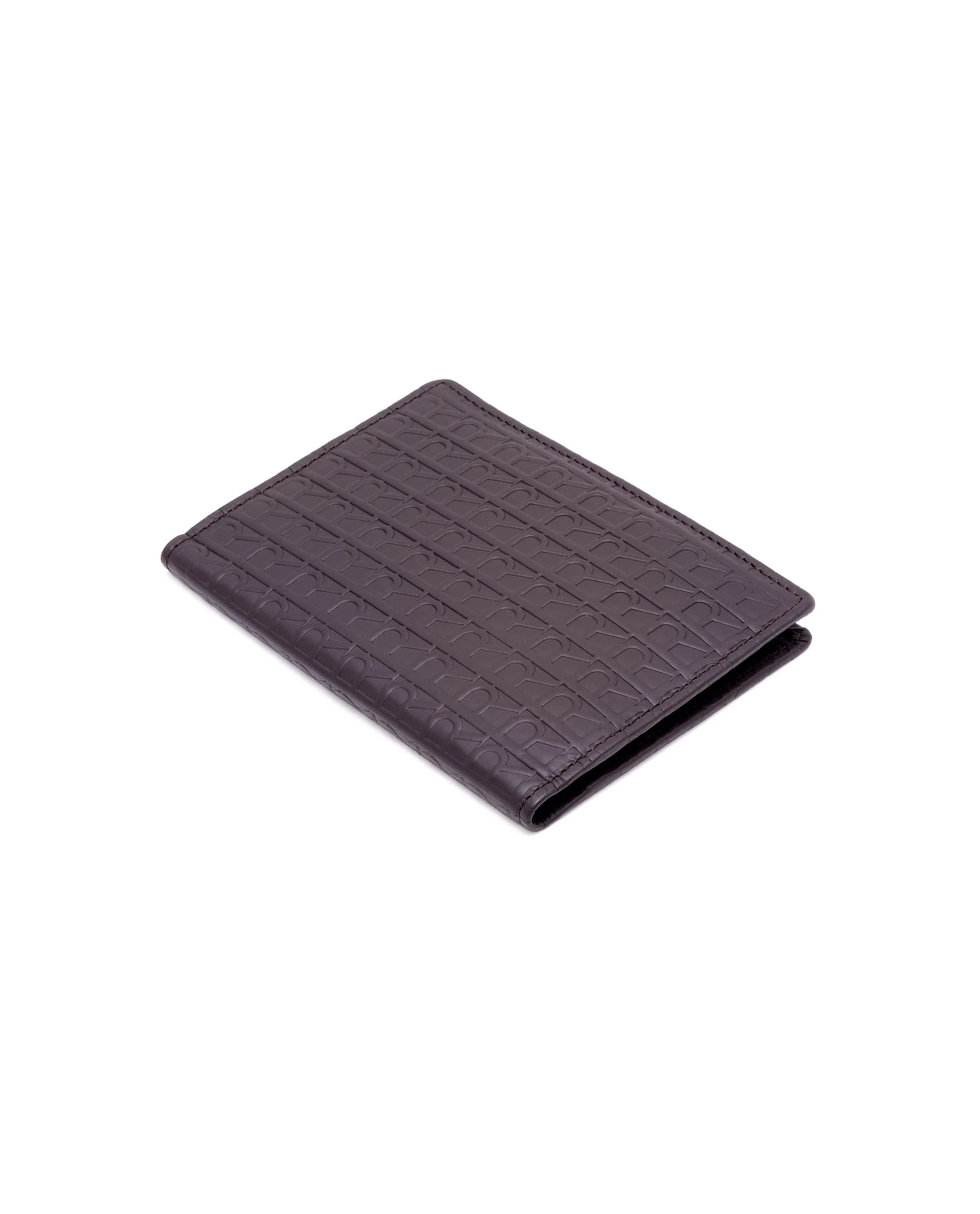 Rare Rabbit Men's Ellen Brown Bi Fold Rfid Embossed Monogram Passport Holder - Image 4