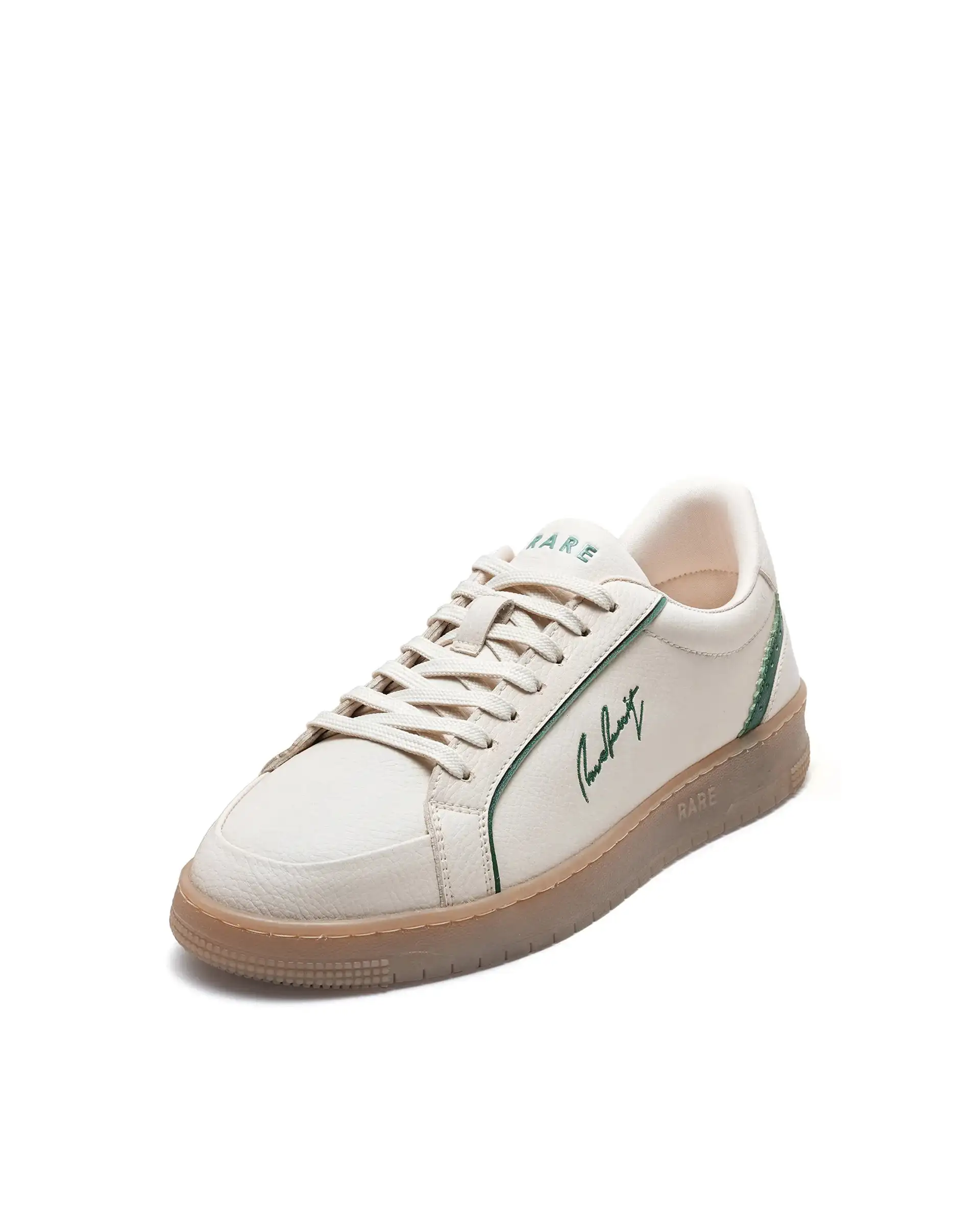 Rare Rabbit Men's Elleo Beige Micro Leather Sneaker - Image 6