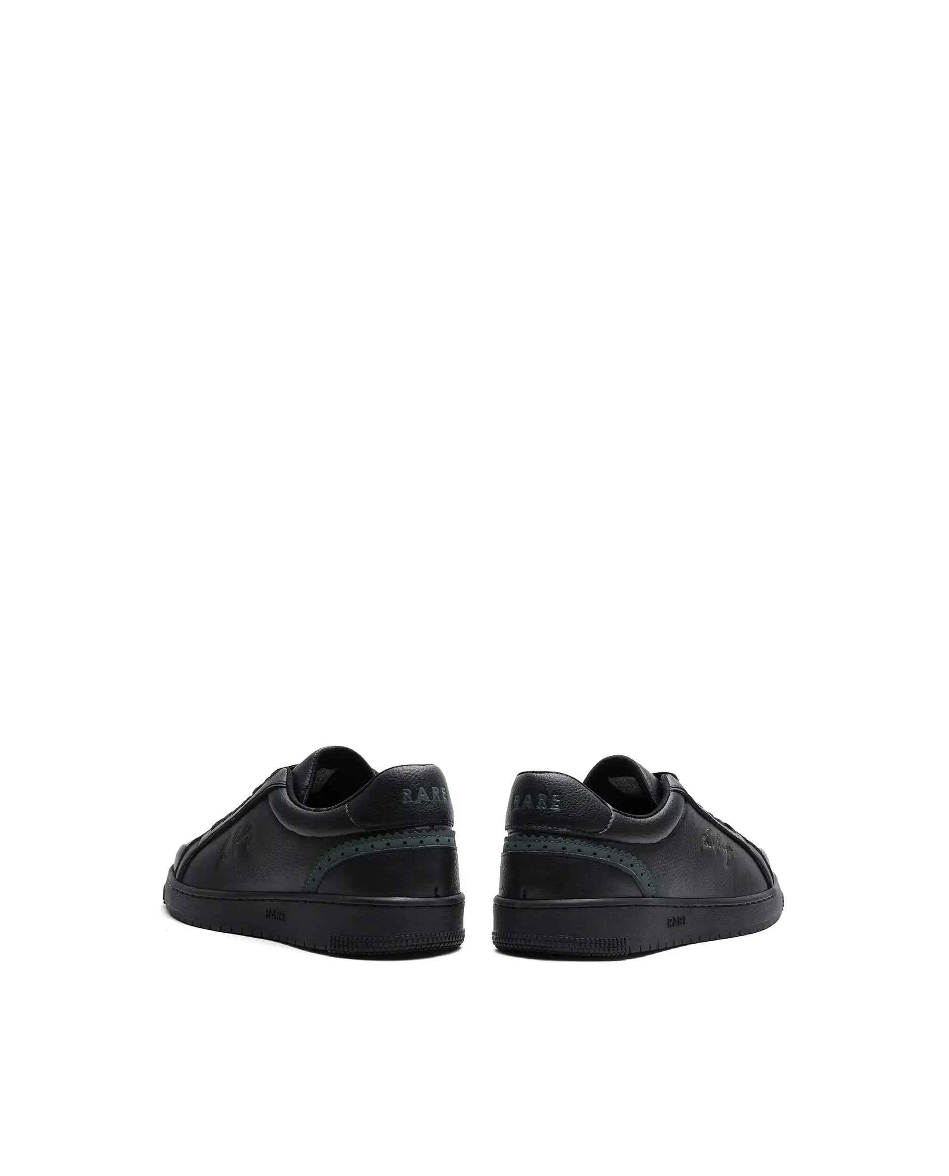 Rare Rabbit Men's Elleo Black Micro Leather Sneaker - Image 6