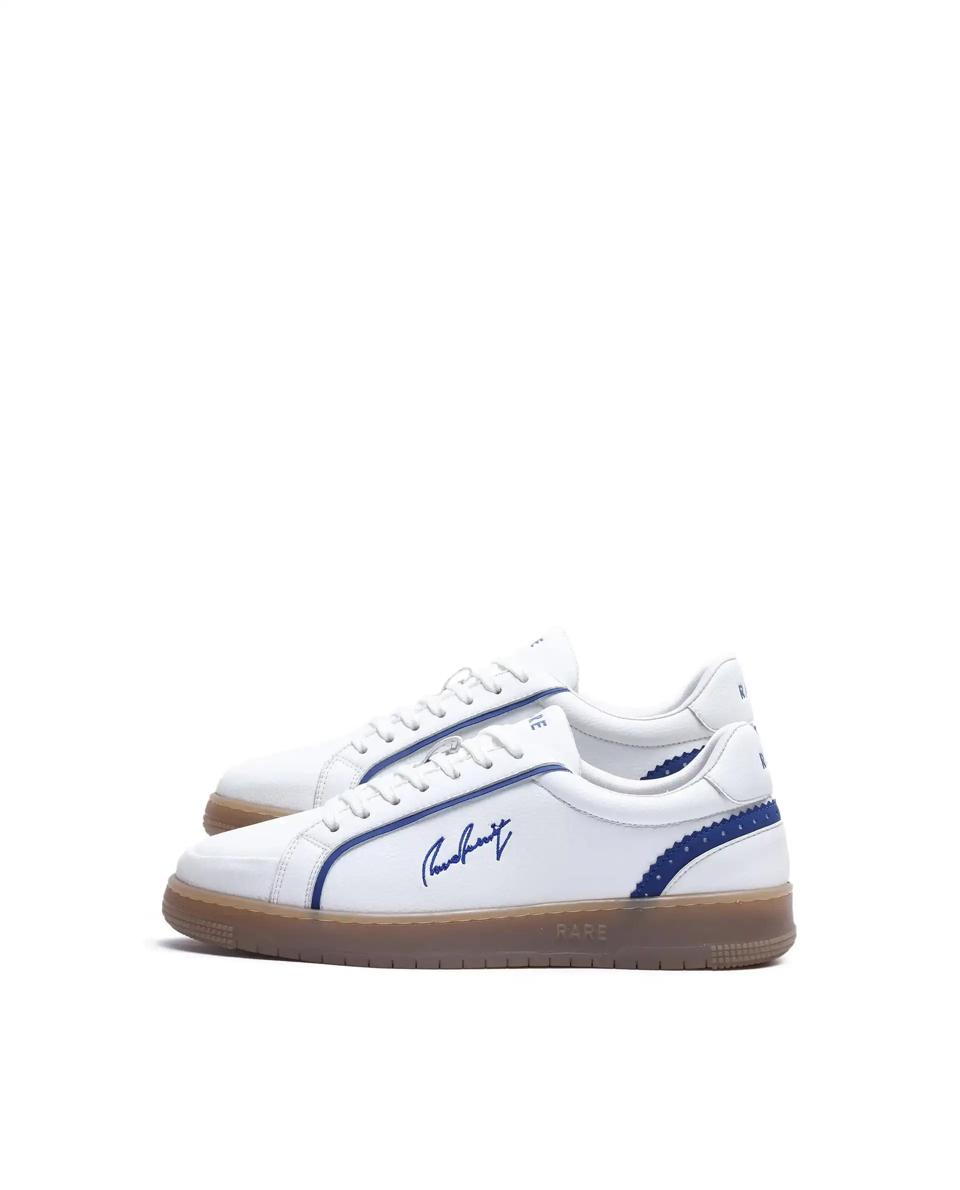 Rare Rabbit Men's Elleo Blue Micro Leather Sneaker - Image 2