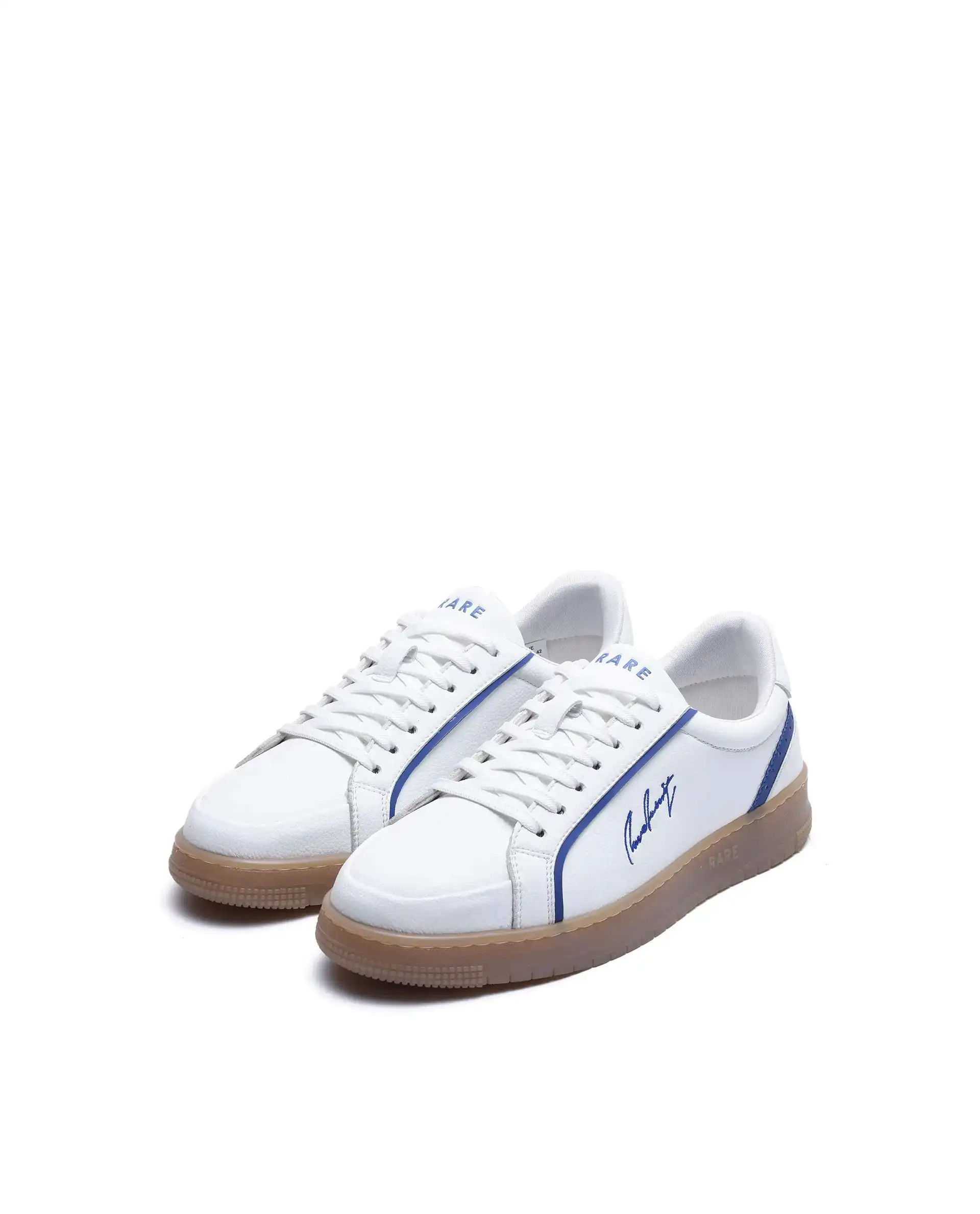 Rare Rabbit Men's Elleo Blue Micro Leather Sneaker - Image 3