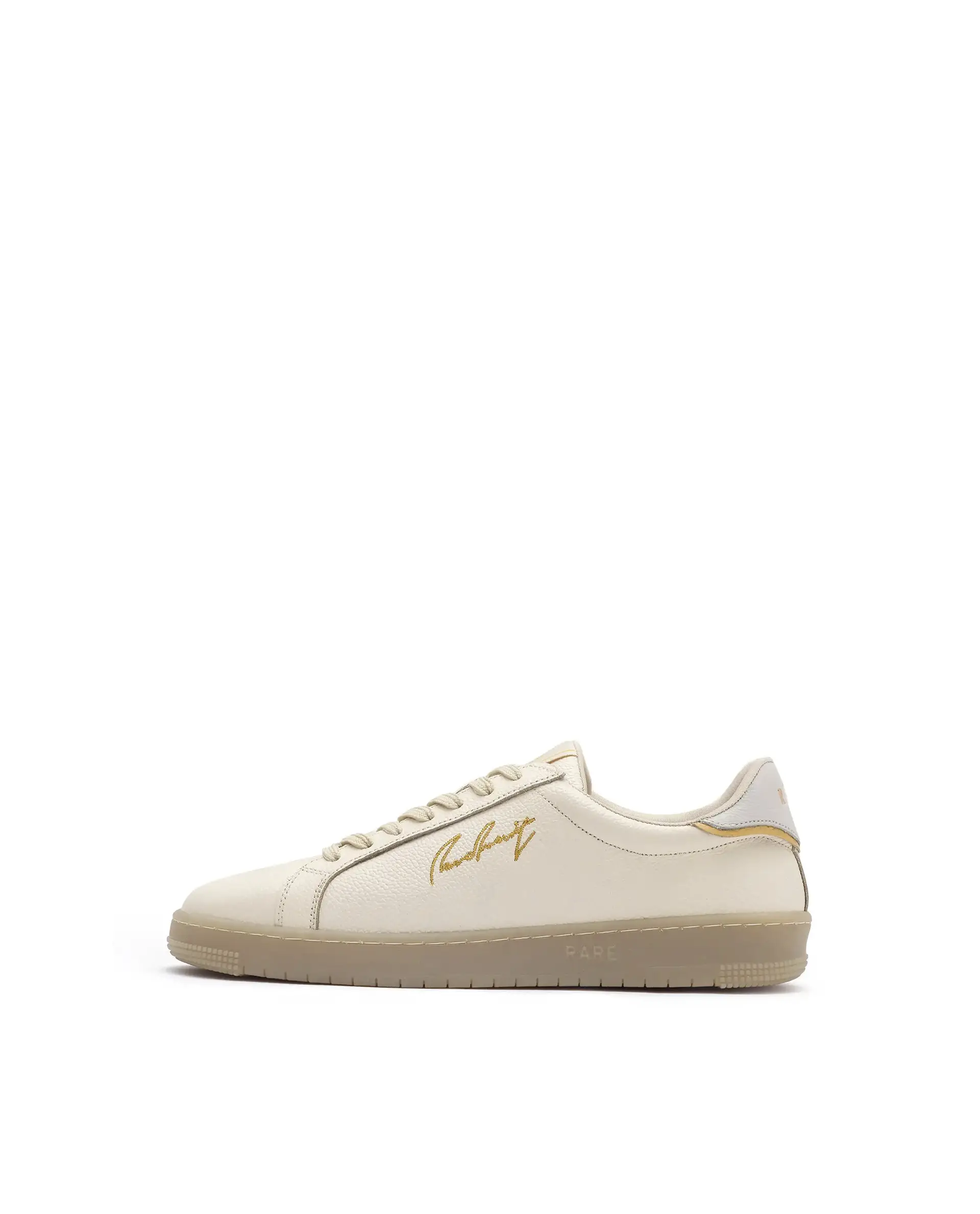 Rare Rabbit Men Elton Beige Lace-Up Closure Sneaker
