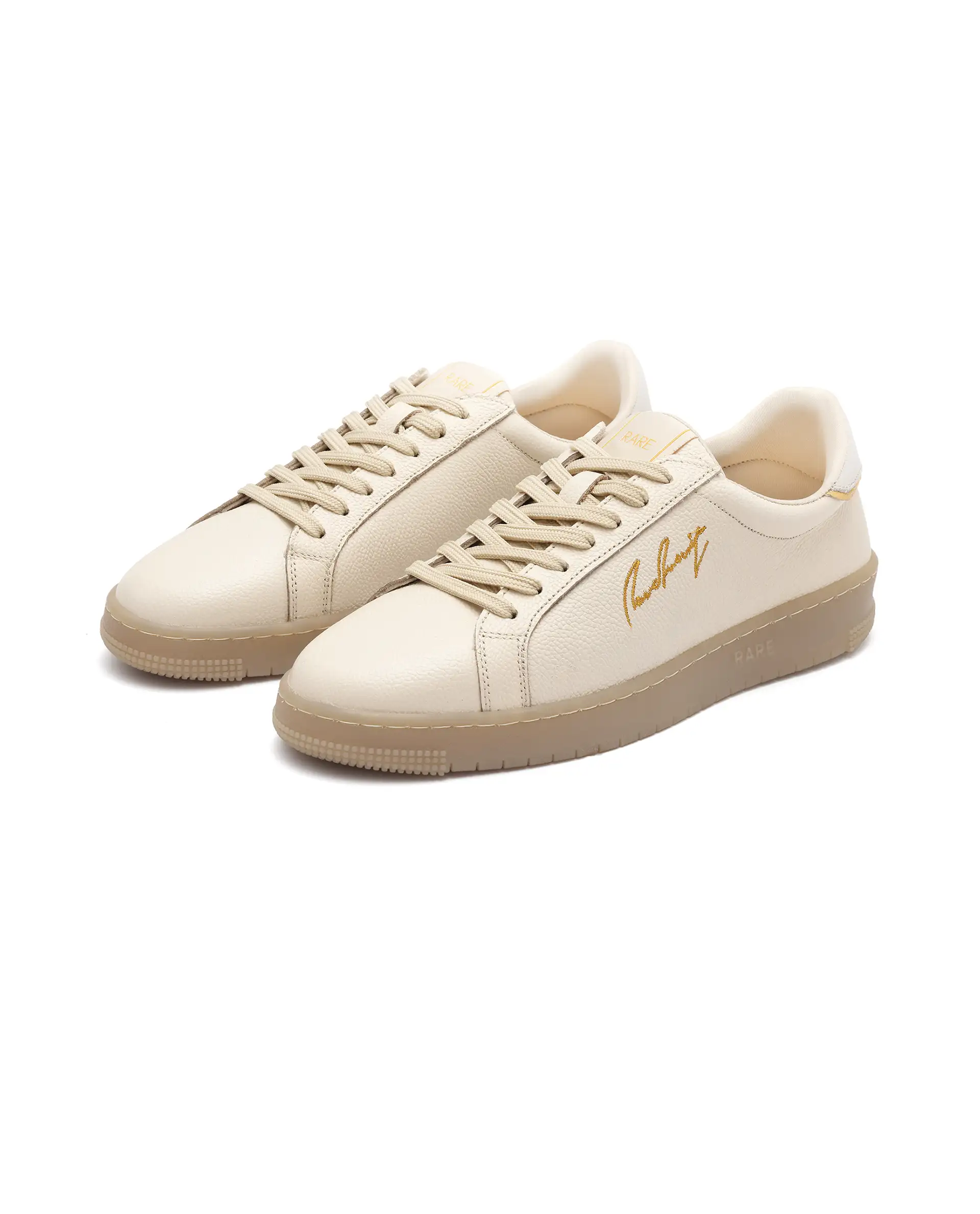 Rare Rabbit Men Elton Beige Lace-Up Closure Sneaker - Image 3