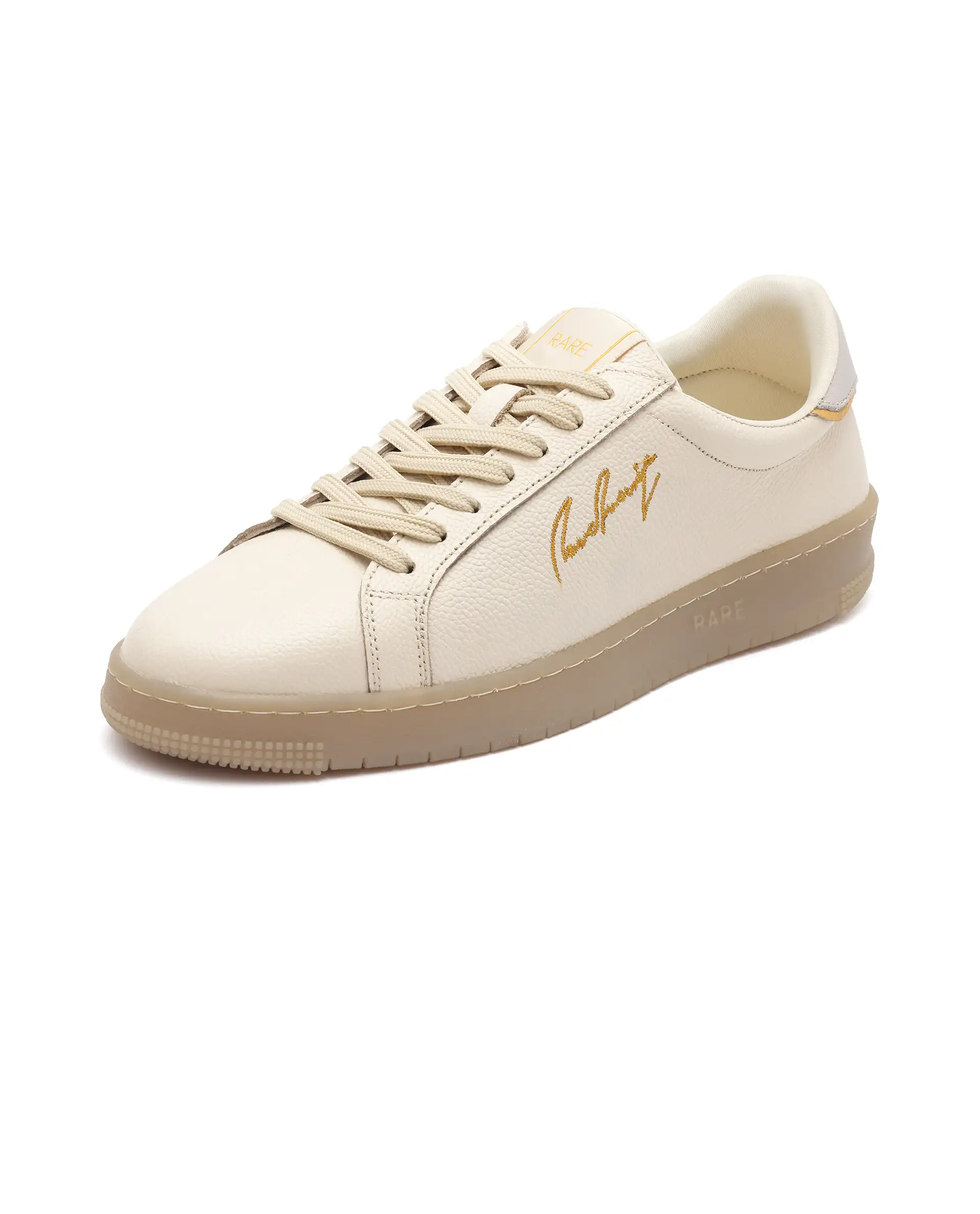 Rare Rabbit Men Elton Beige Lace-Up Closure Sneaker - Image 7