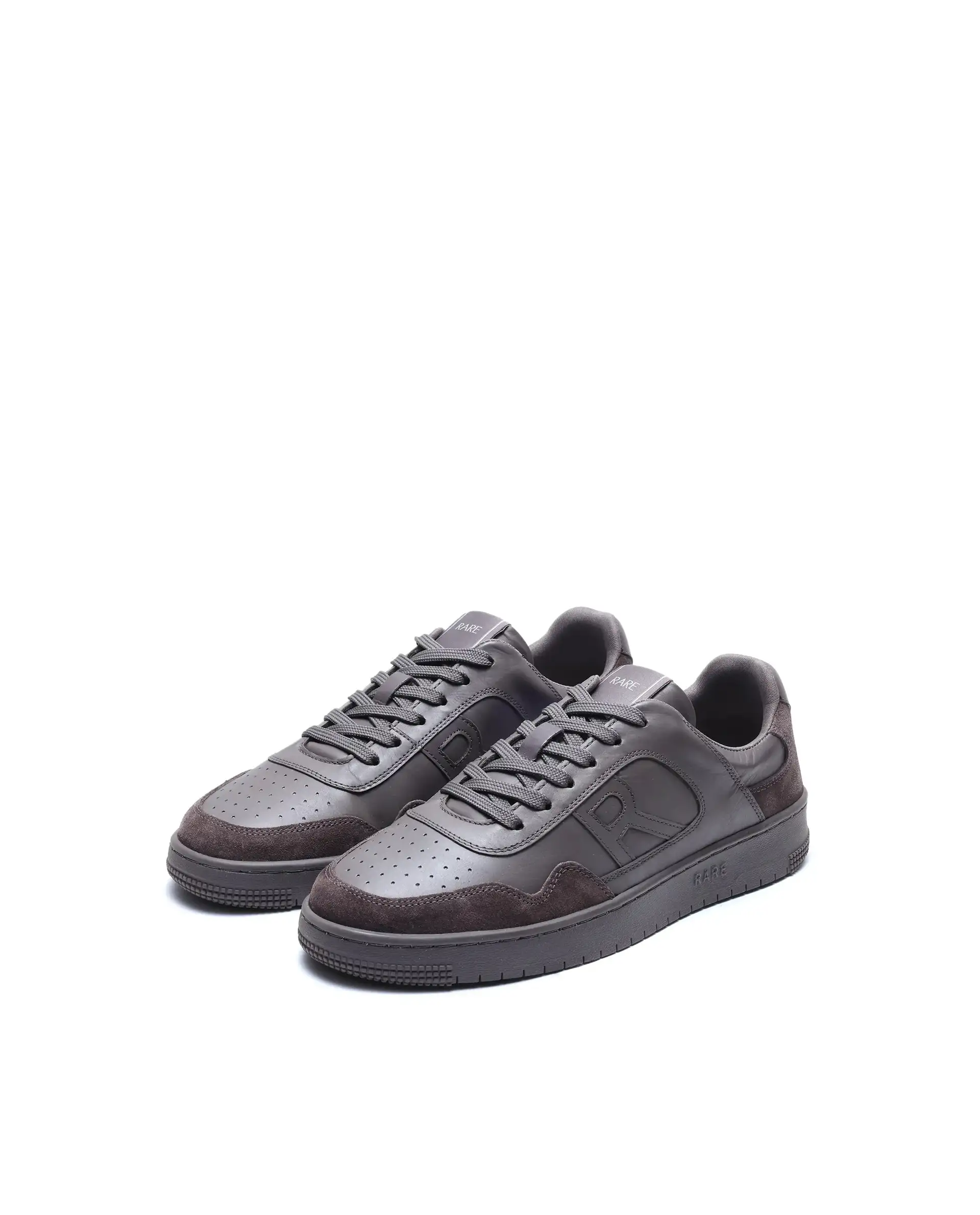 Rare Rabbit Men's Elysium Dark Grey Lace-Up Closure Sneaker - Image 3