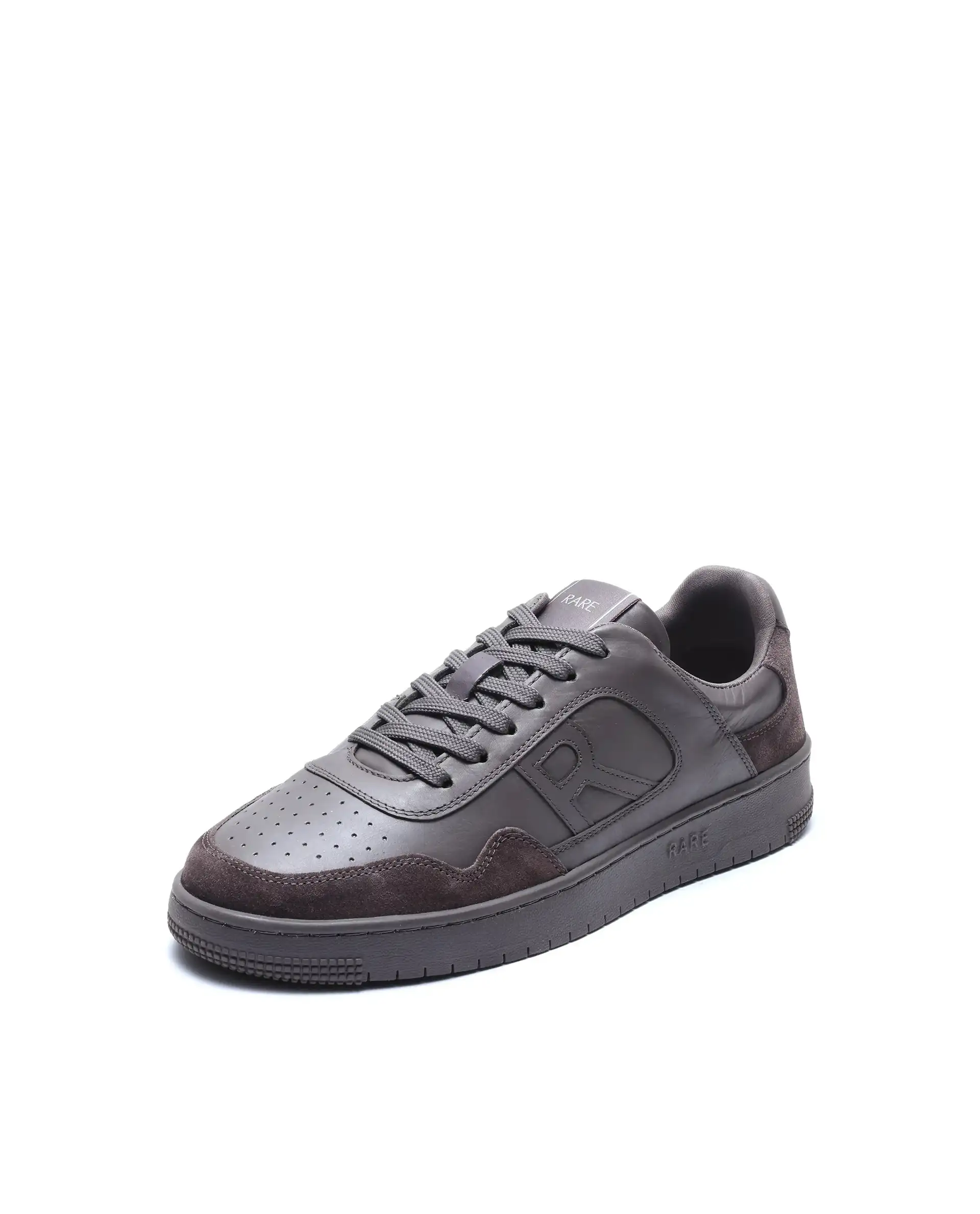 Rare Rabbit Men's Elysium Dark Grey Lace-Up Closure Sneaker - Image 4