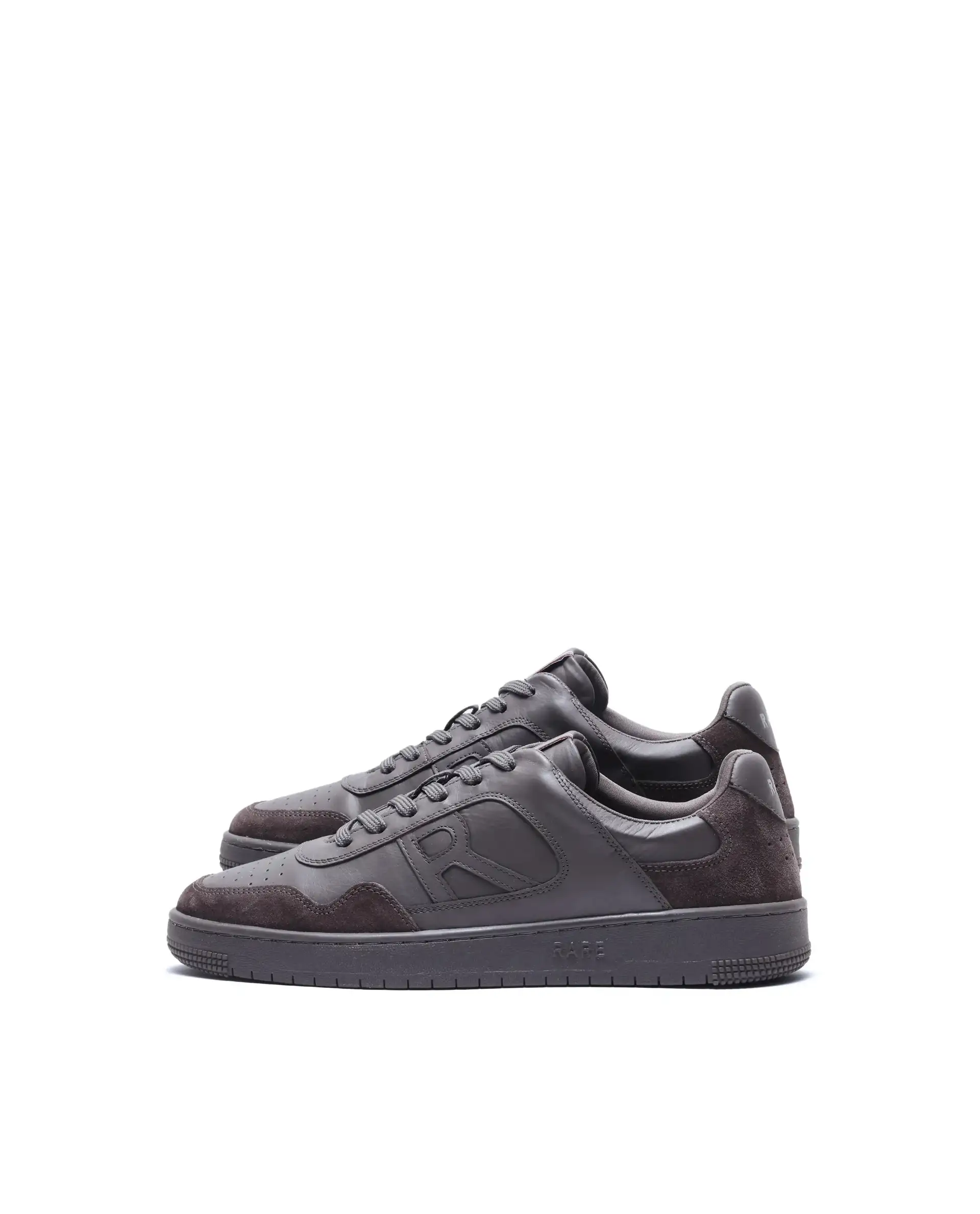 Rare Rabbit Men's Elysium Dark Grey Lace-Up Closure Sneaker - Image 7