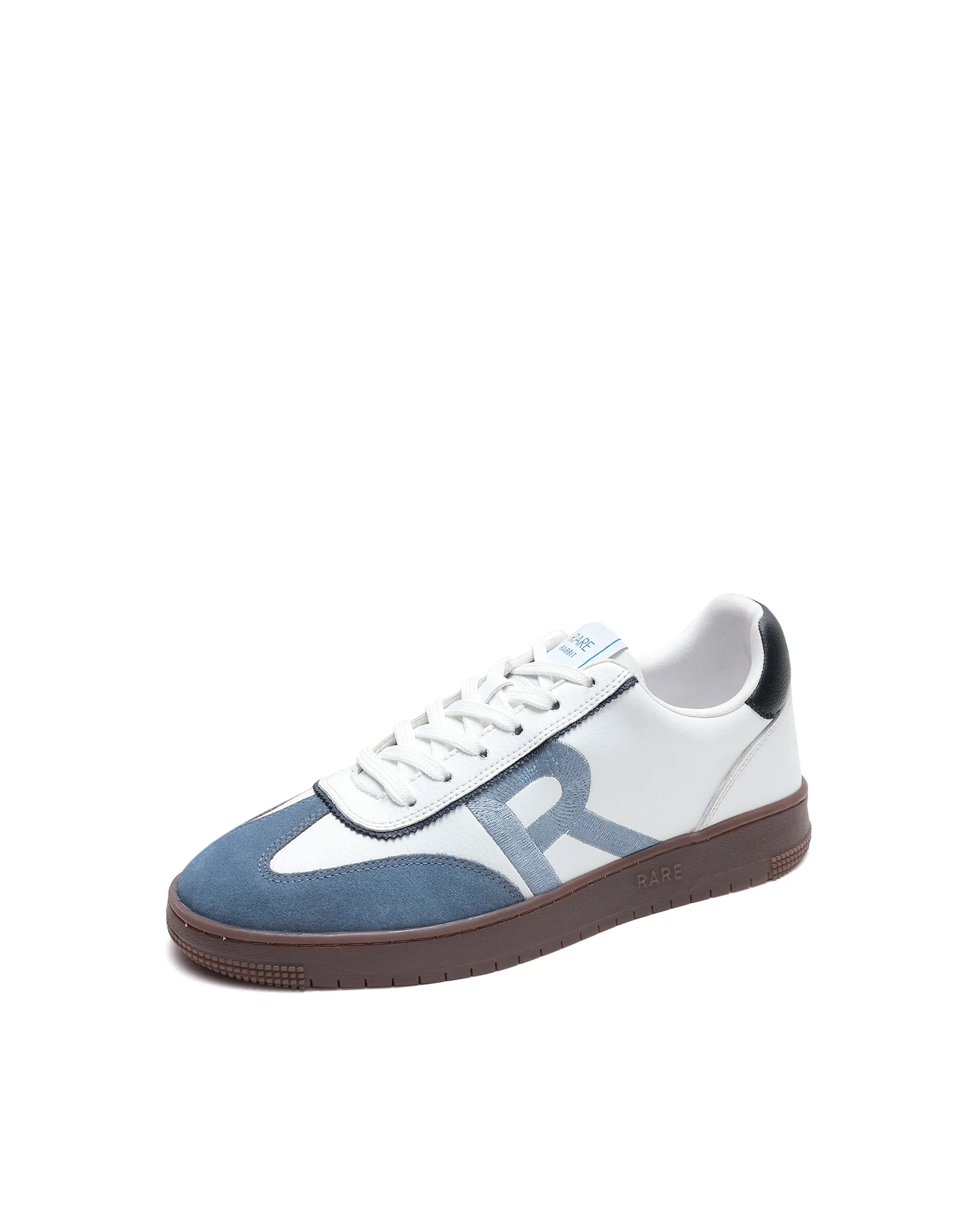 Rare Rabbit Men's Embroy White Micro Leather Sneaker - Image 2