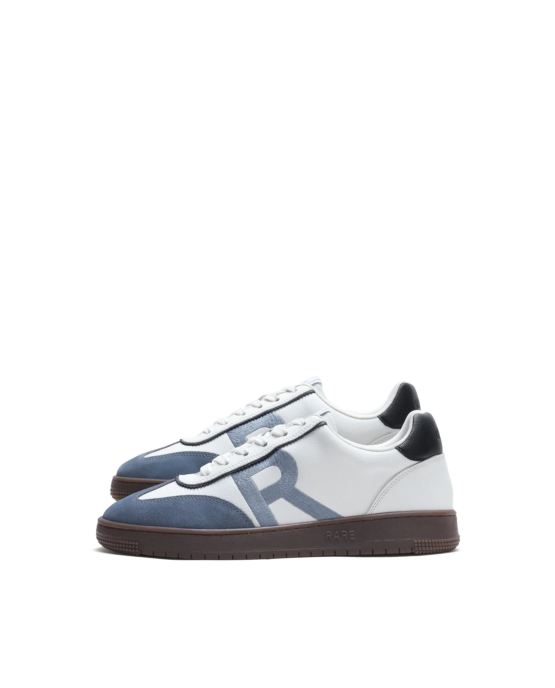 Rare Rabbit Men's Embroy White Micro Leather Sneaker - Image 5