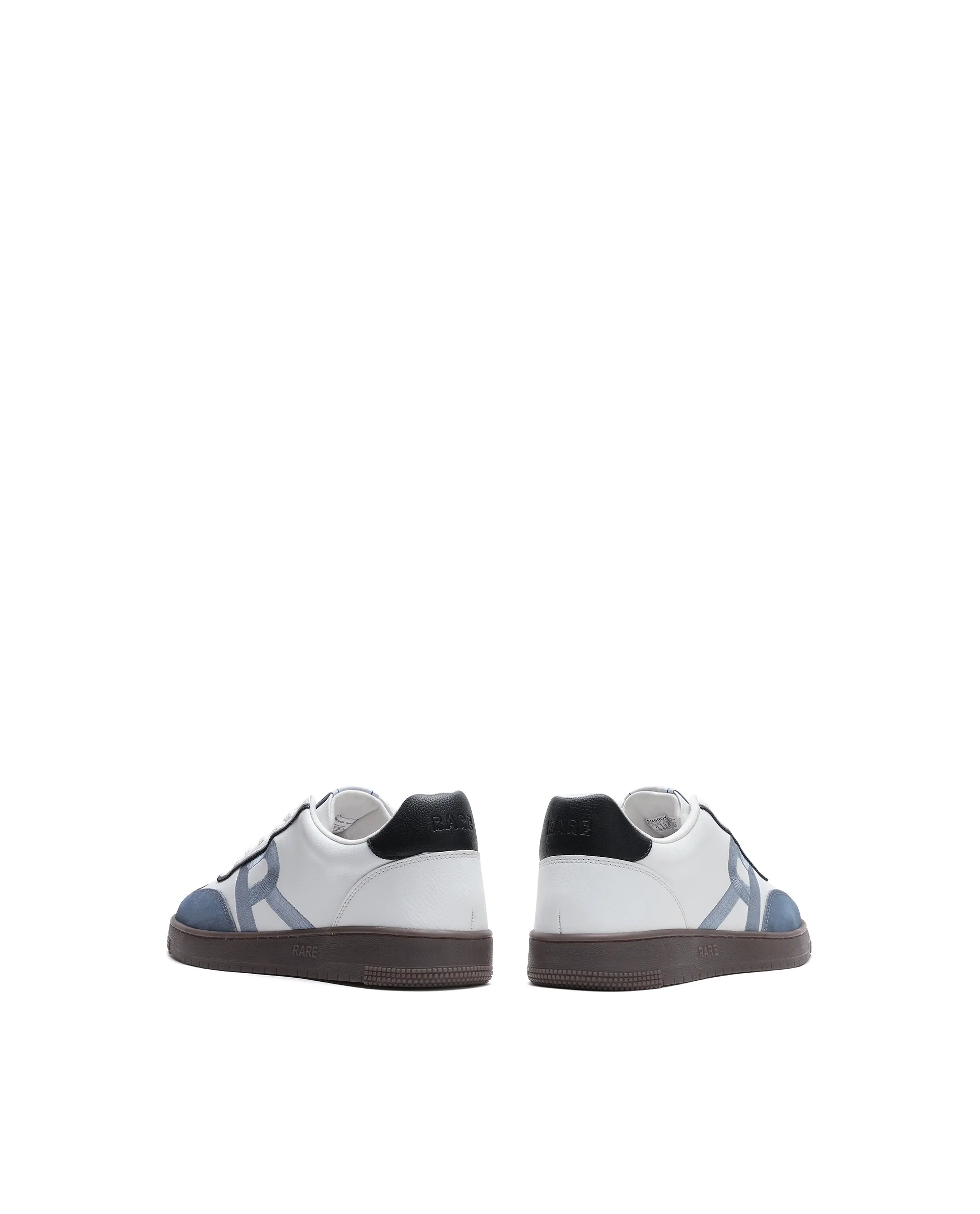 Rare Rabbit Men's Embroy White Micro Leather Sneaker - Image 7