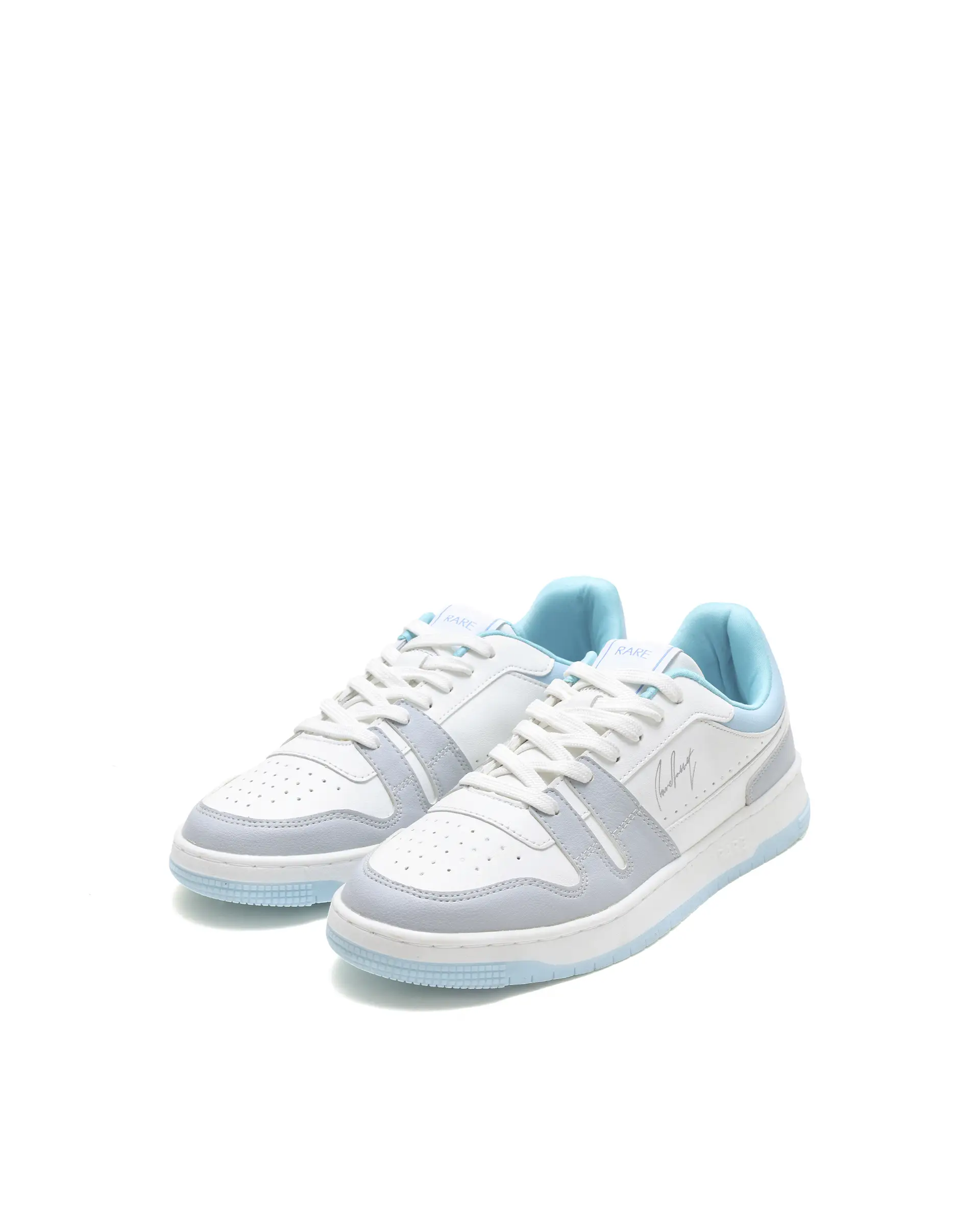 Rare Rabbit Men's Enrik Blue Micro Fiber Sneaker - Image 2