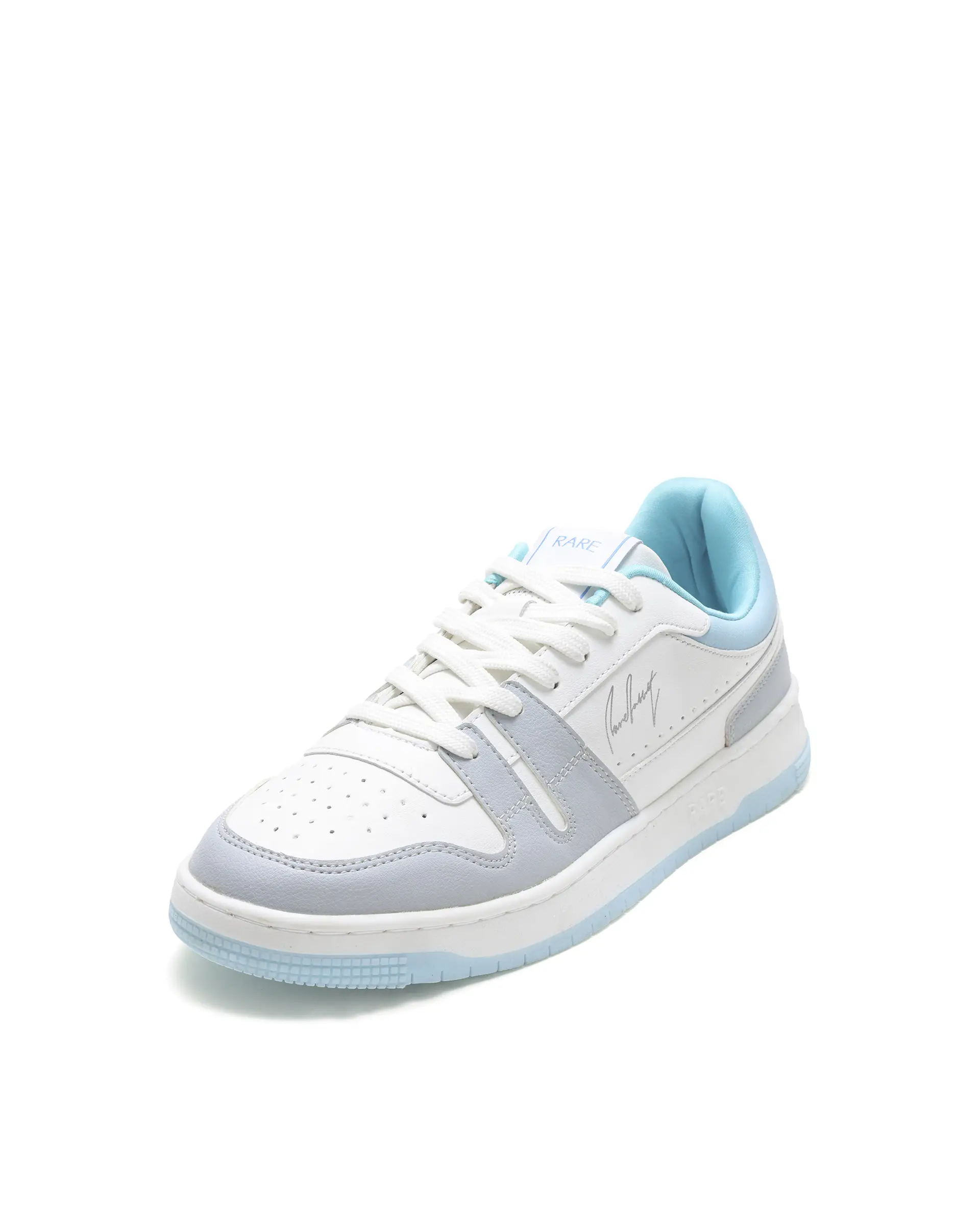 Rare Rabbit Men's Enrik Blue Micro Fiber Sneaker - Image 3