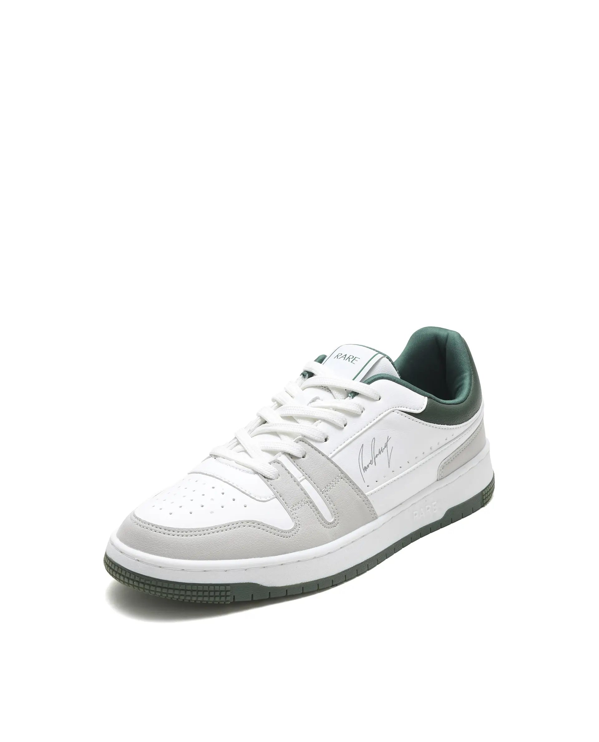 Rare Rabbit Men's Enrik White Micro Fiber Sneaker - Image 5
