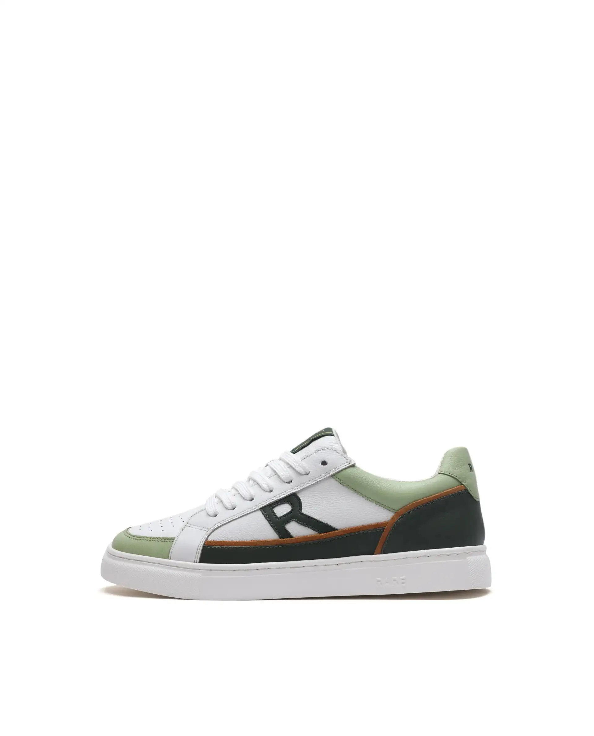 Rare Rabbit Men's Enzo Green Leather Lace-Up Closure Sneaker - Image 10