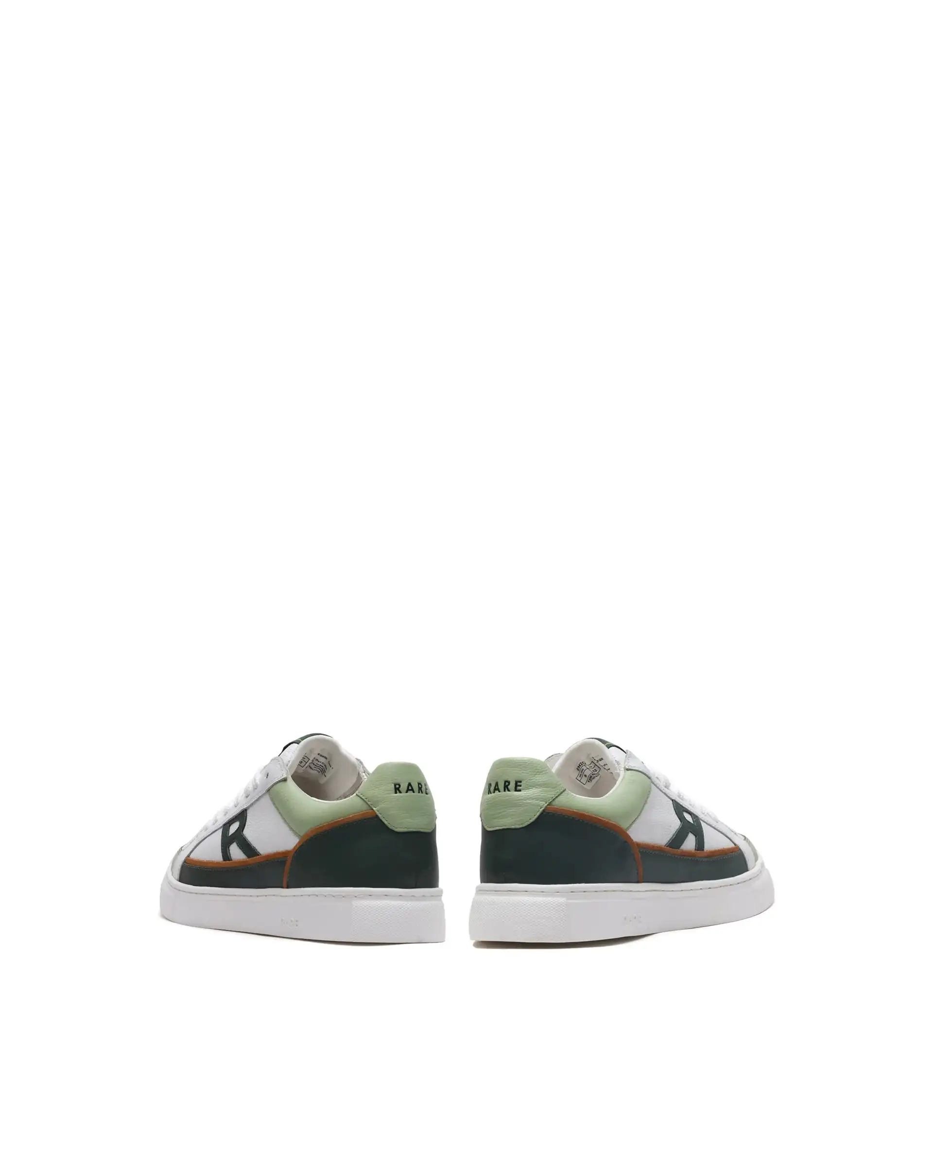 Rare Rabbit Men's Enzo Green Leather Lace-Up Closure Sneaker - Image 6