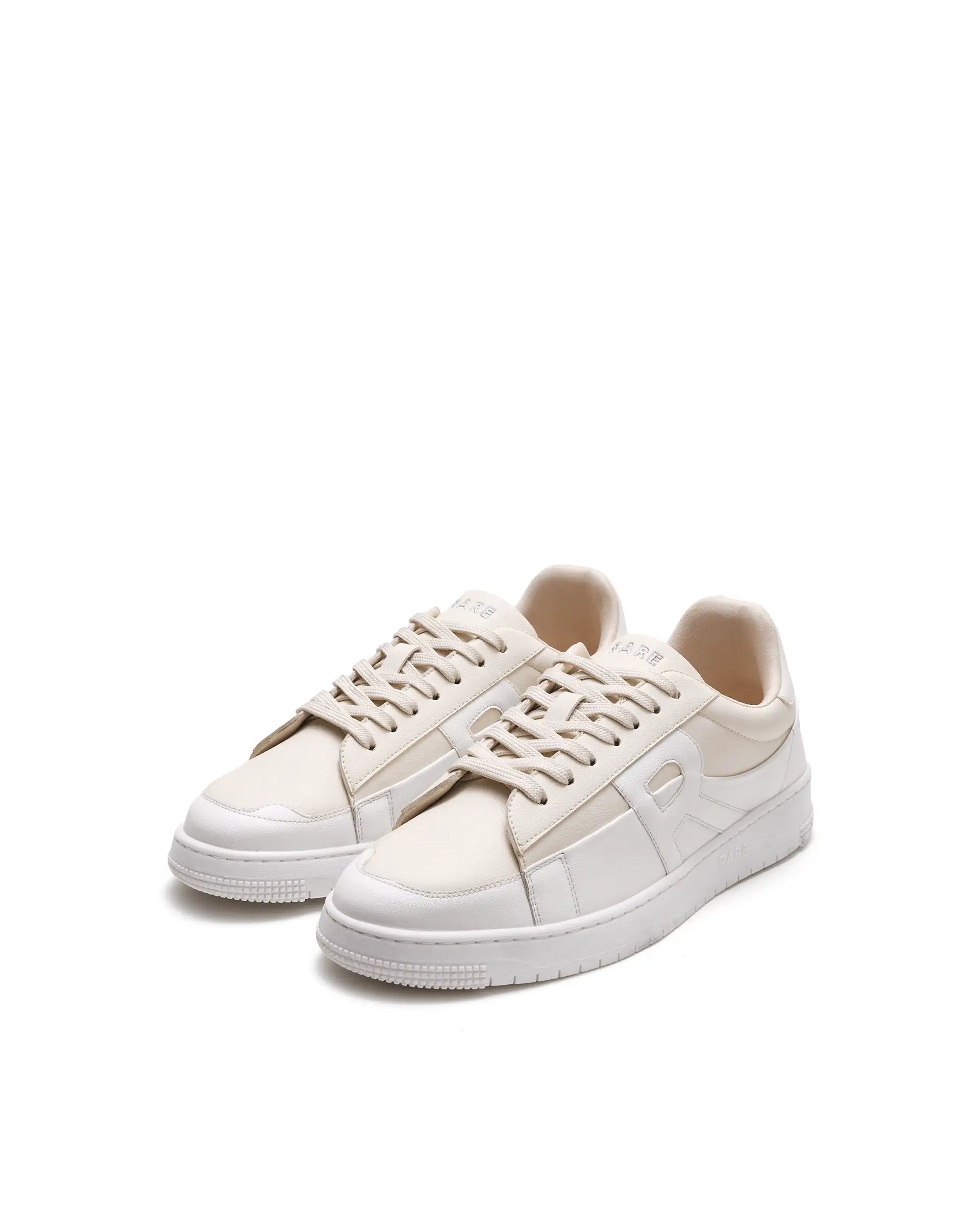 Rare Rabbit Men's Erik Beige Micro Fiber Sneaker - Image 2