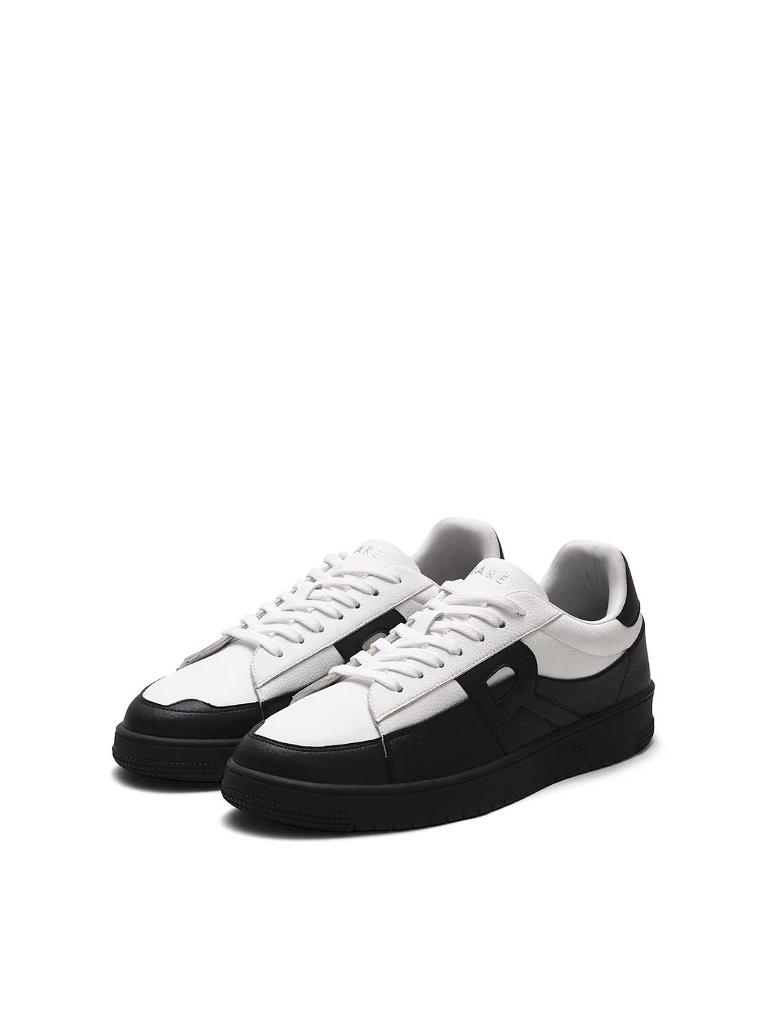 Rare Rabbit Men's Erik Black Micro Fiber Sneaker - Image 2
