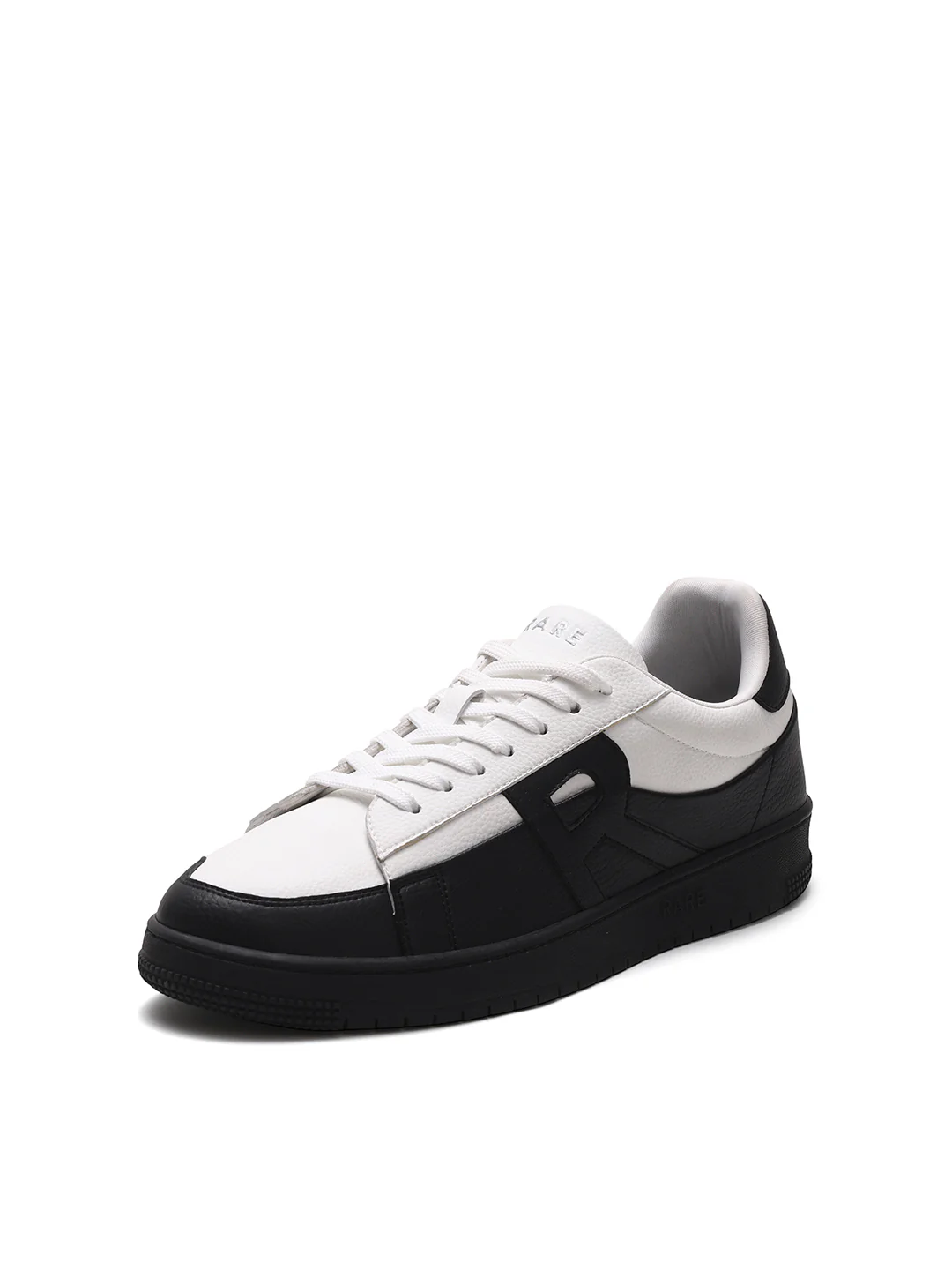 Rare Rabbit Men's Erik Black Micro Fiber Sneaker - Image 4