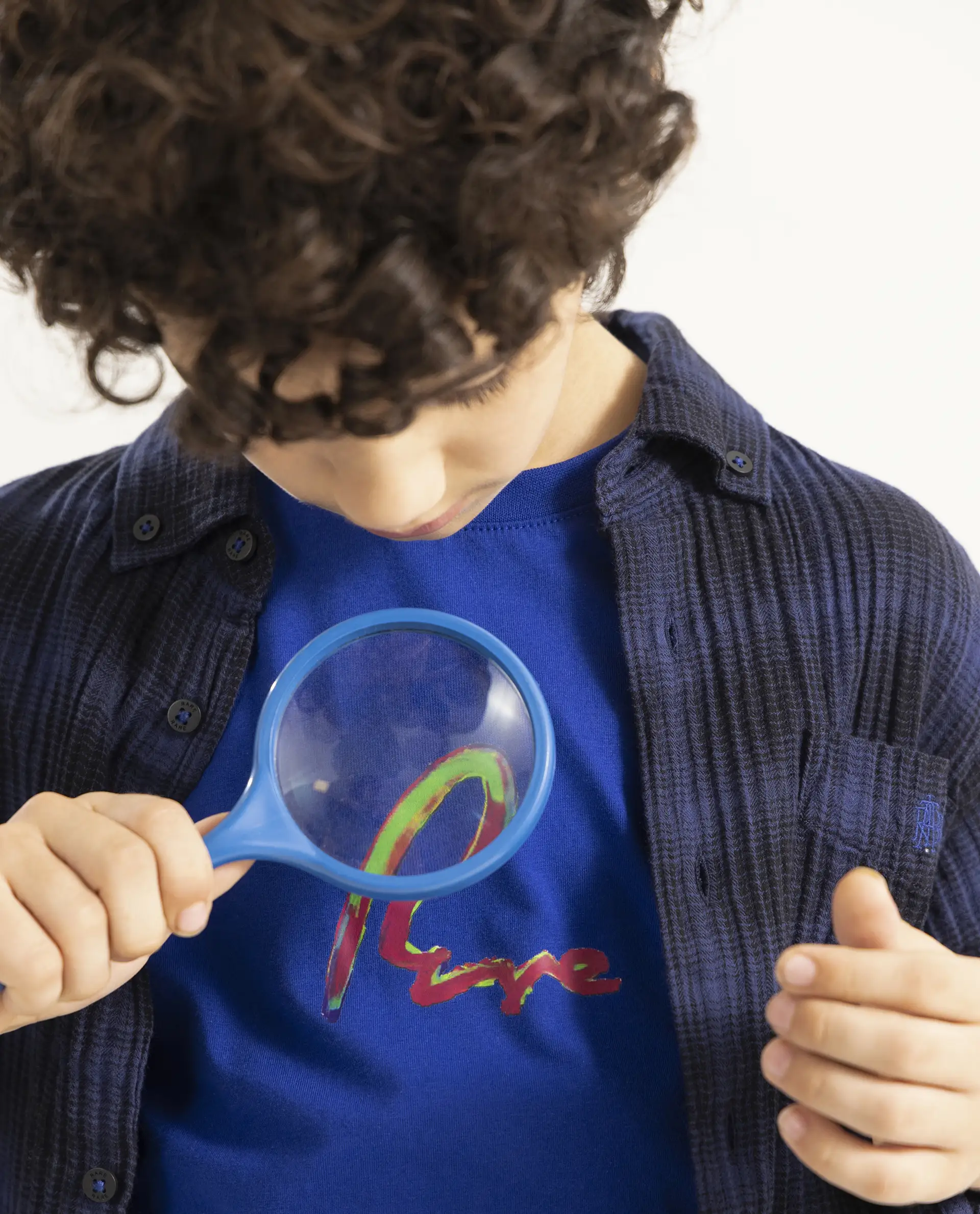 Rare Ones Kids Felix Blue Cotton Half Sleeves Crew Neck Graphic Print T-Shirt - Image 2