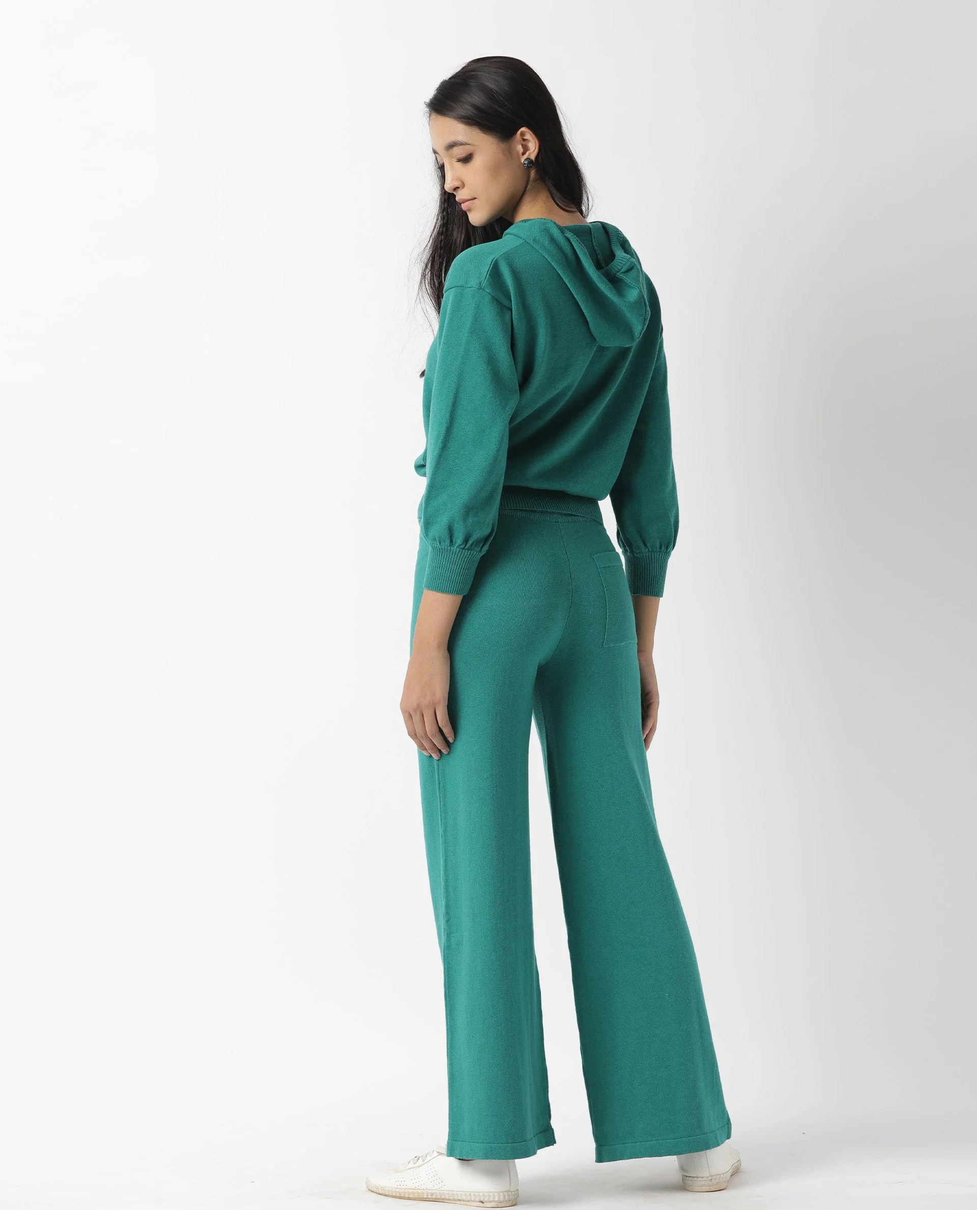 Rareism Women's Tracksuit Cotton Hooded Plain Knee Length Relaxed Fit Track Suit - Image 13
