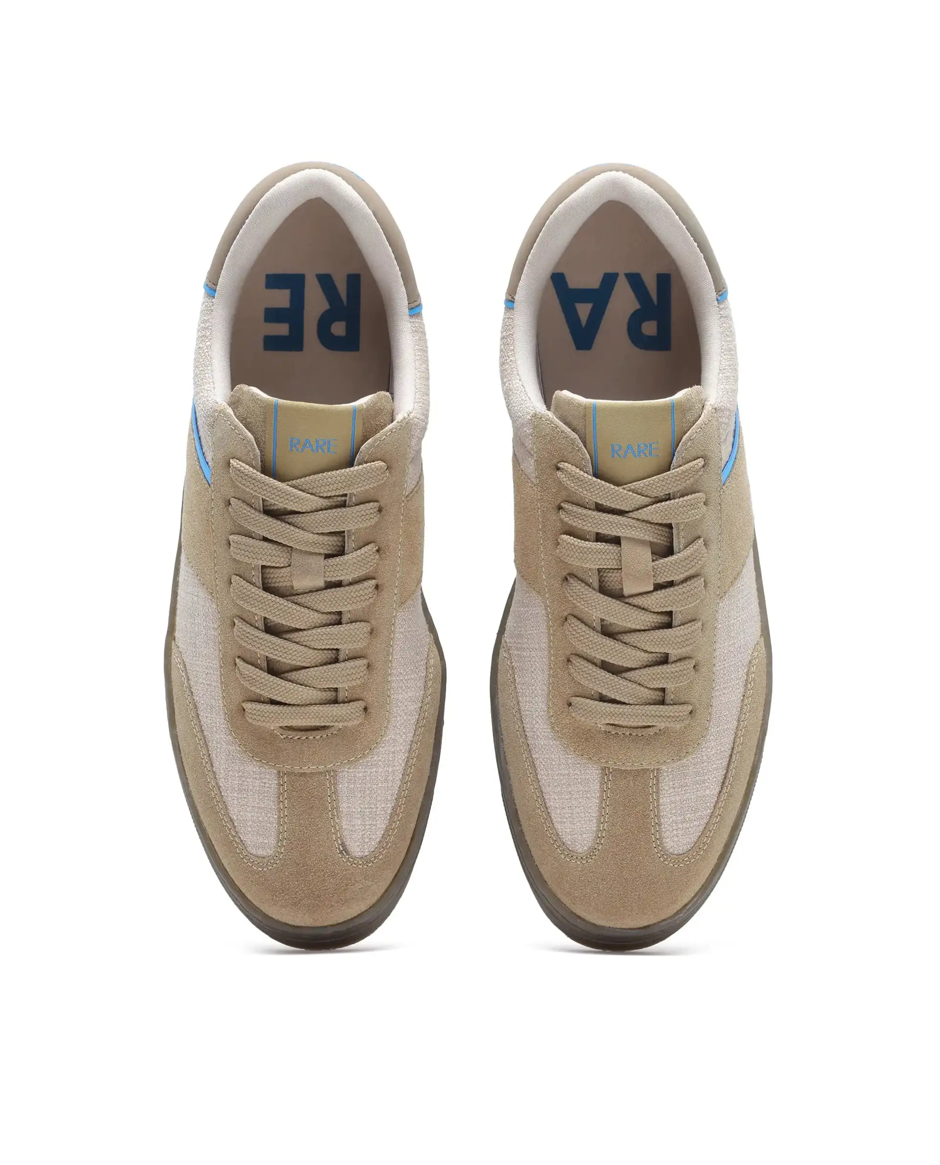Rare Rabbit Men's Fizzo Beige Suede Sneaker - Image 2