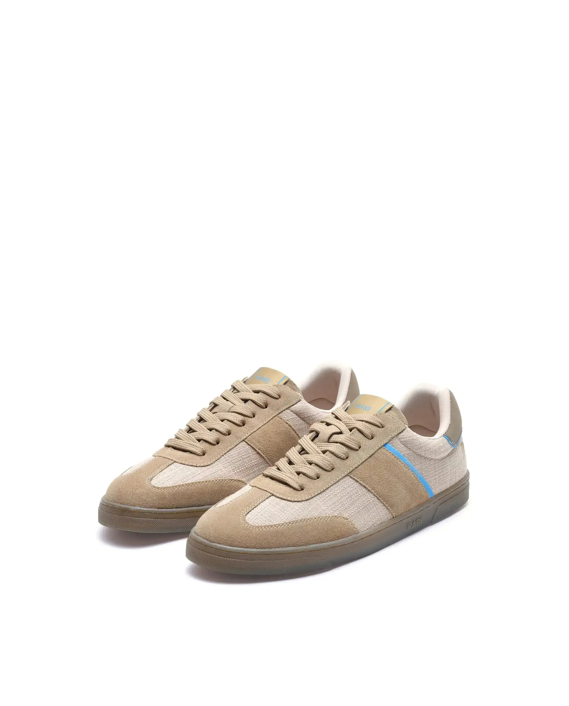 Rare Rabbit Men's Fizzo Beige Suede Sneaker - Image 3
