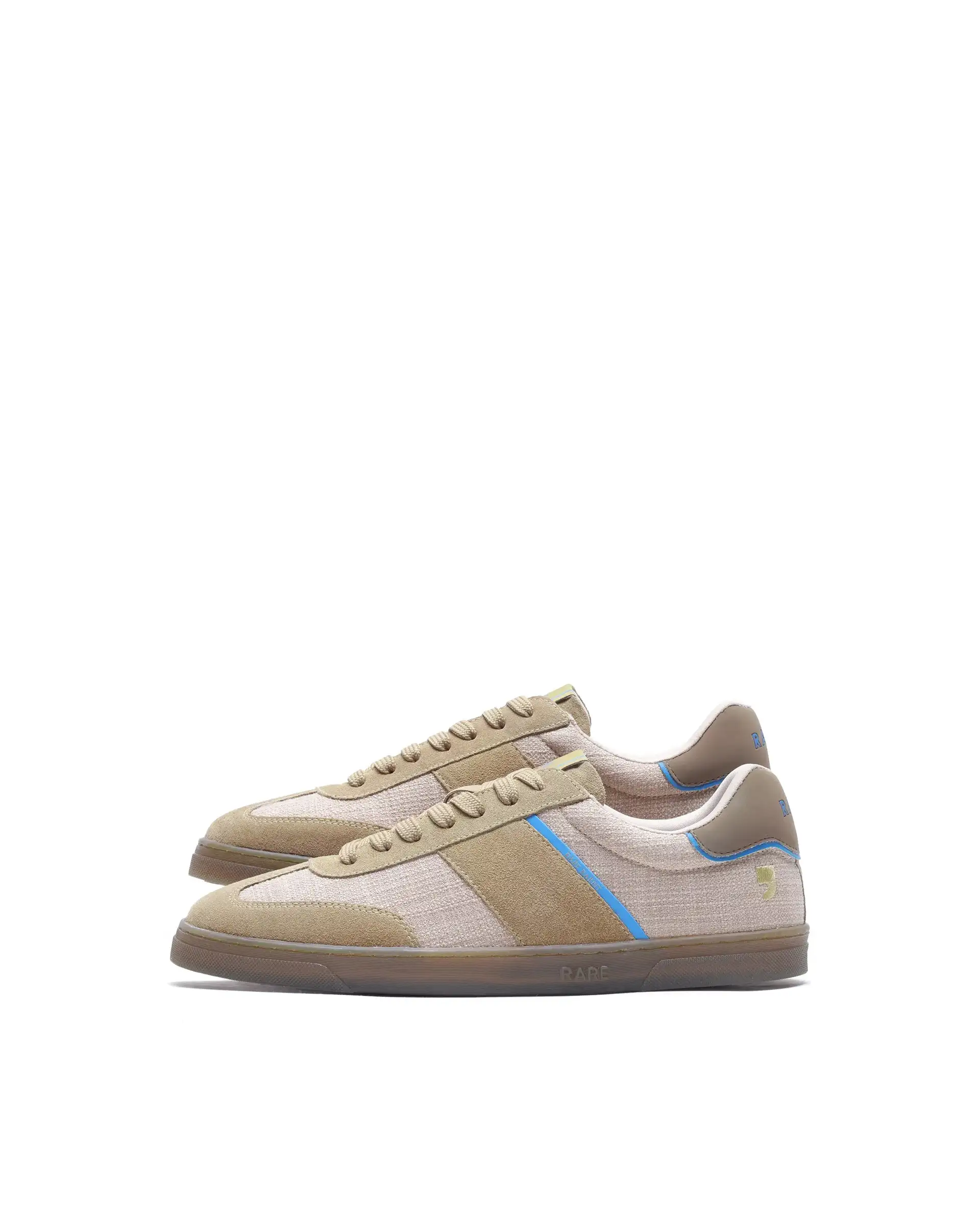 Rare Rabbit Men's Fizzo Beige Suede Sneaker - Image 4