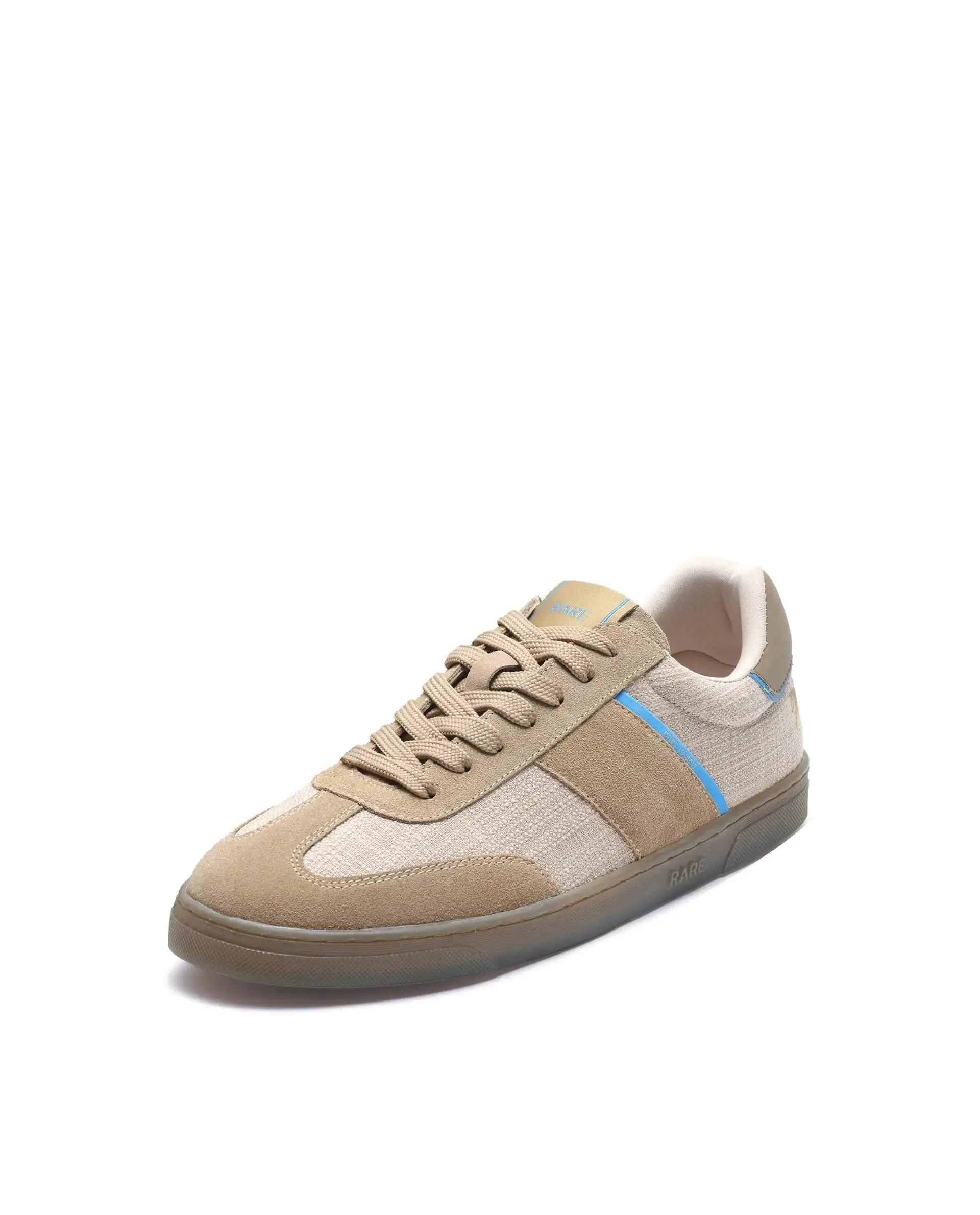 Rare Rabbit Men's Fizzo Beige Suede Sneaker - Image 5