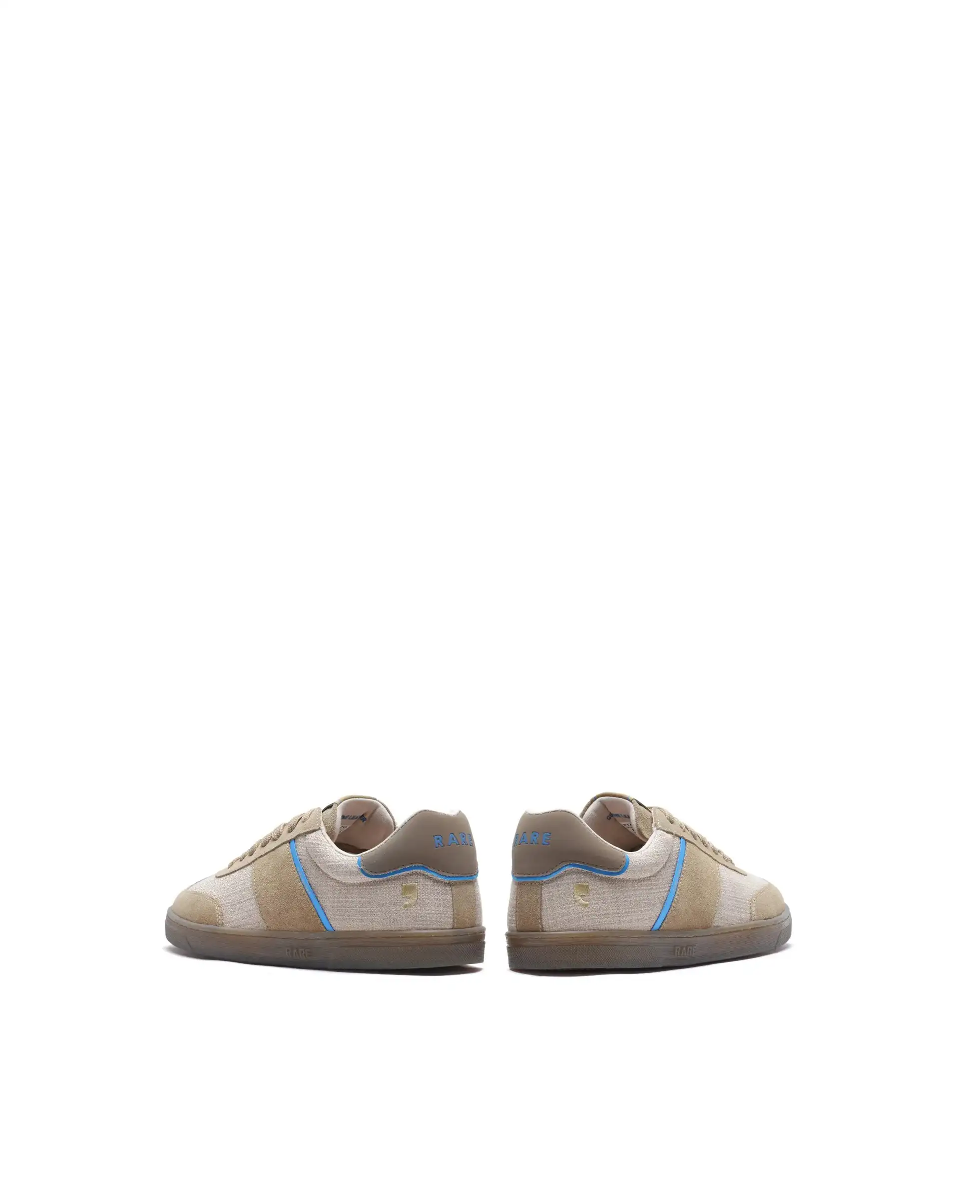Rare Rabbit Men's Fizzo Beige Suede Sneaker - Image 6