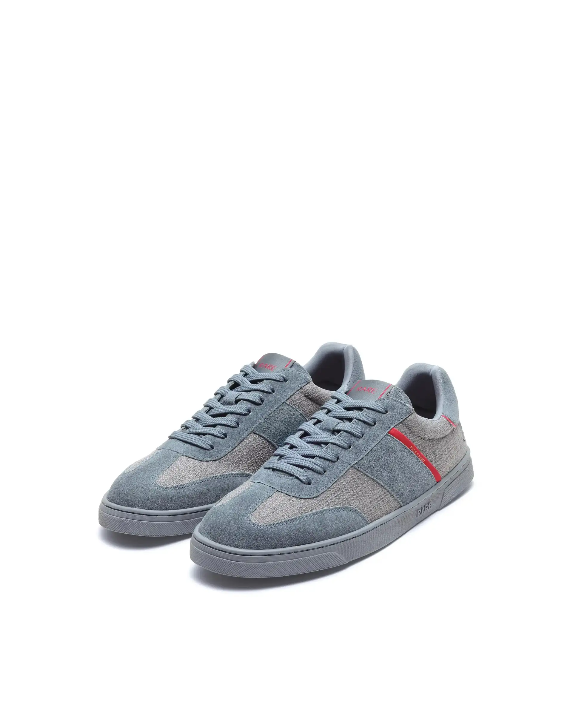Rare Rabbit Men's Fizzo Grey Suede Sneaker - Image 3