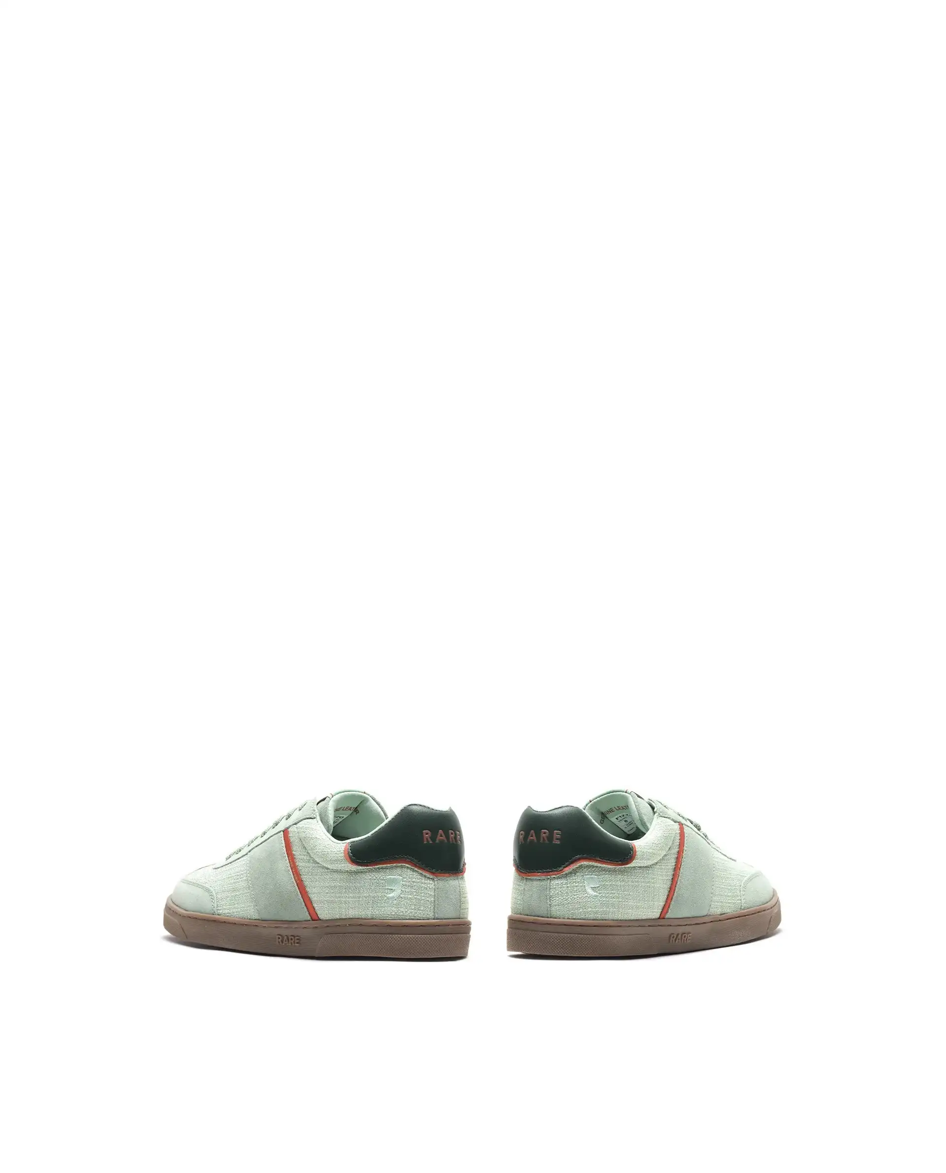 Rare Rabbit Men's Fizzo Light Sage Suede Sneaker - Image 4