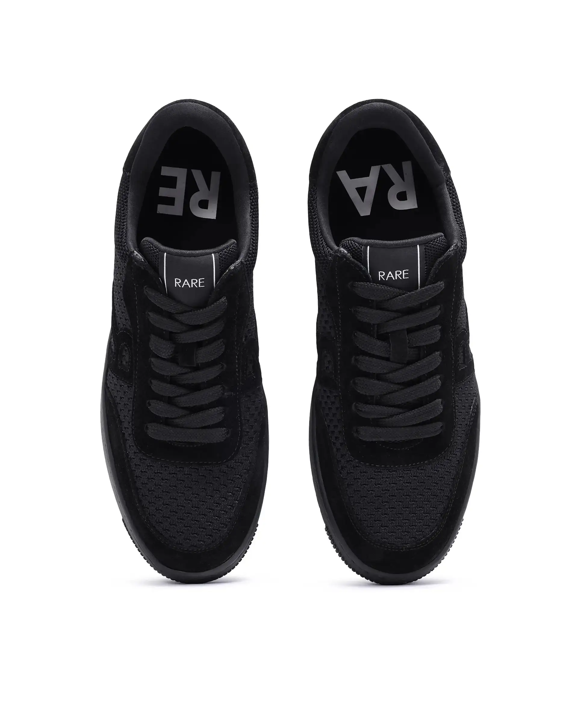 Rare Rabbit Men's Flint Black Lace-Up Closure Sneaker - Image 4